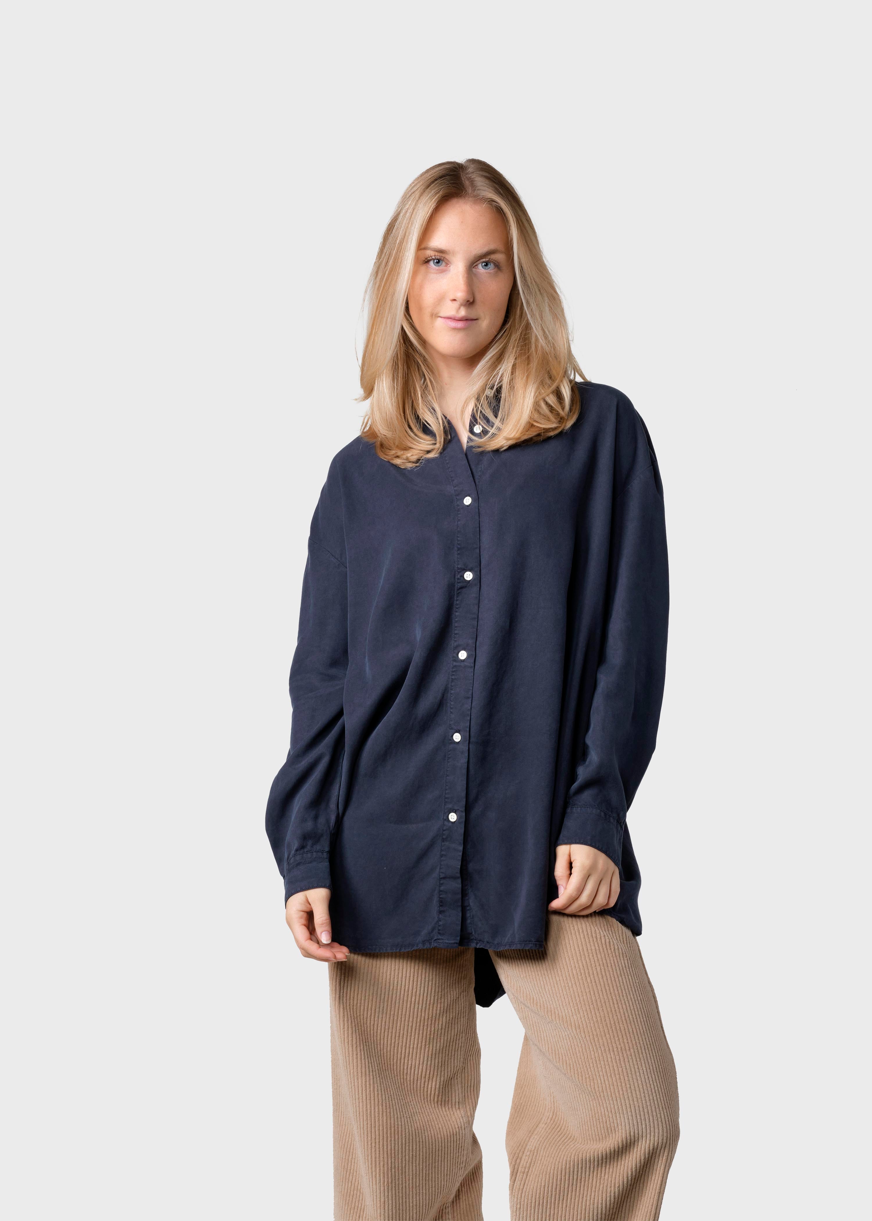 Ofelia Lyocell Shirt - Navy