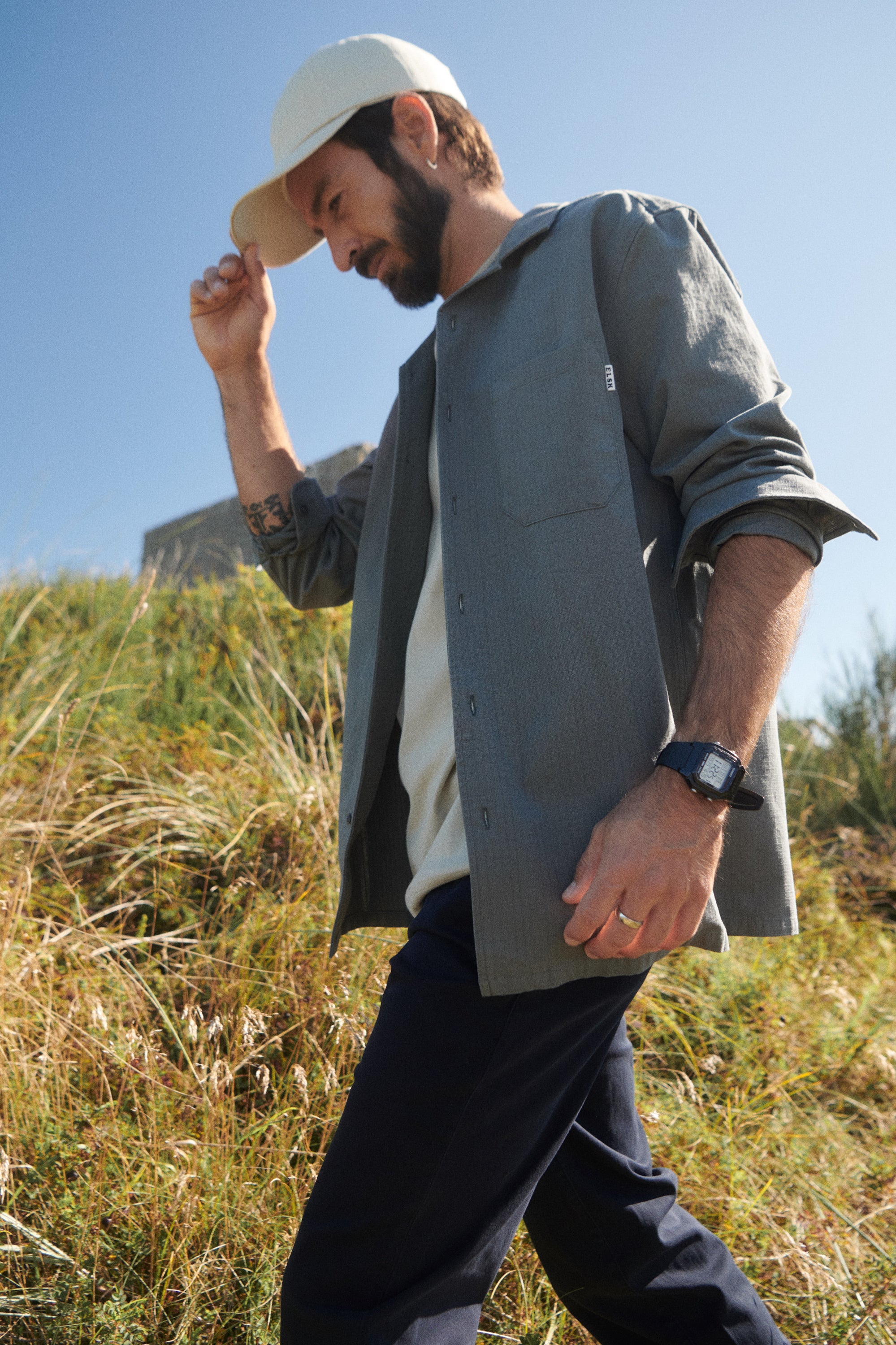 Ripstop Men'S Ls Shirt