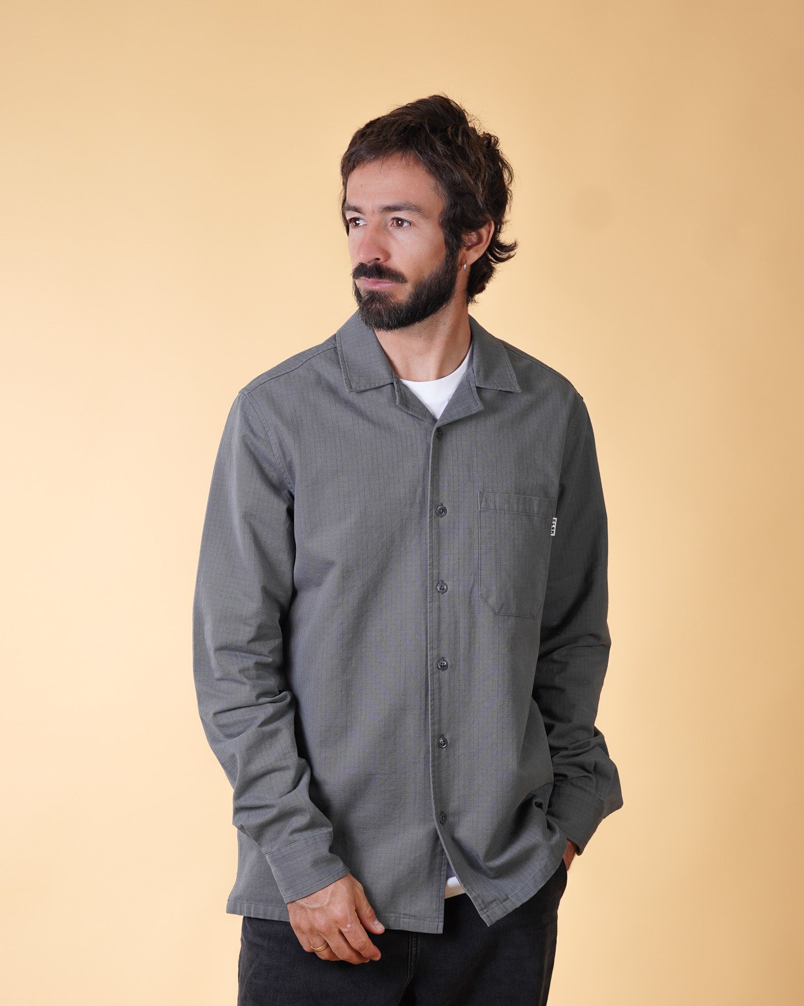 Ripstop Men'S Ls Shirt
