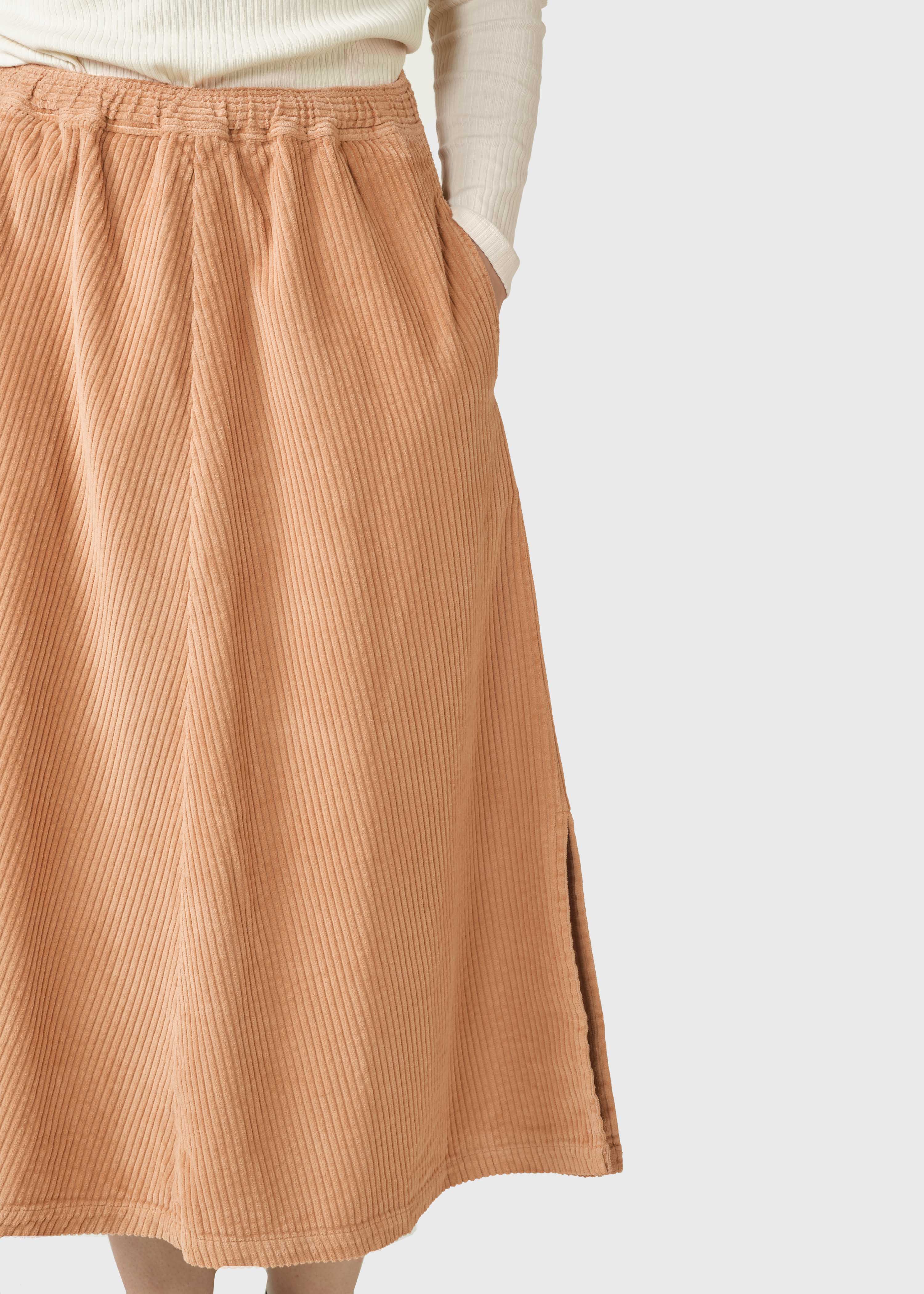 Ramona Cord Skirt - Camel
