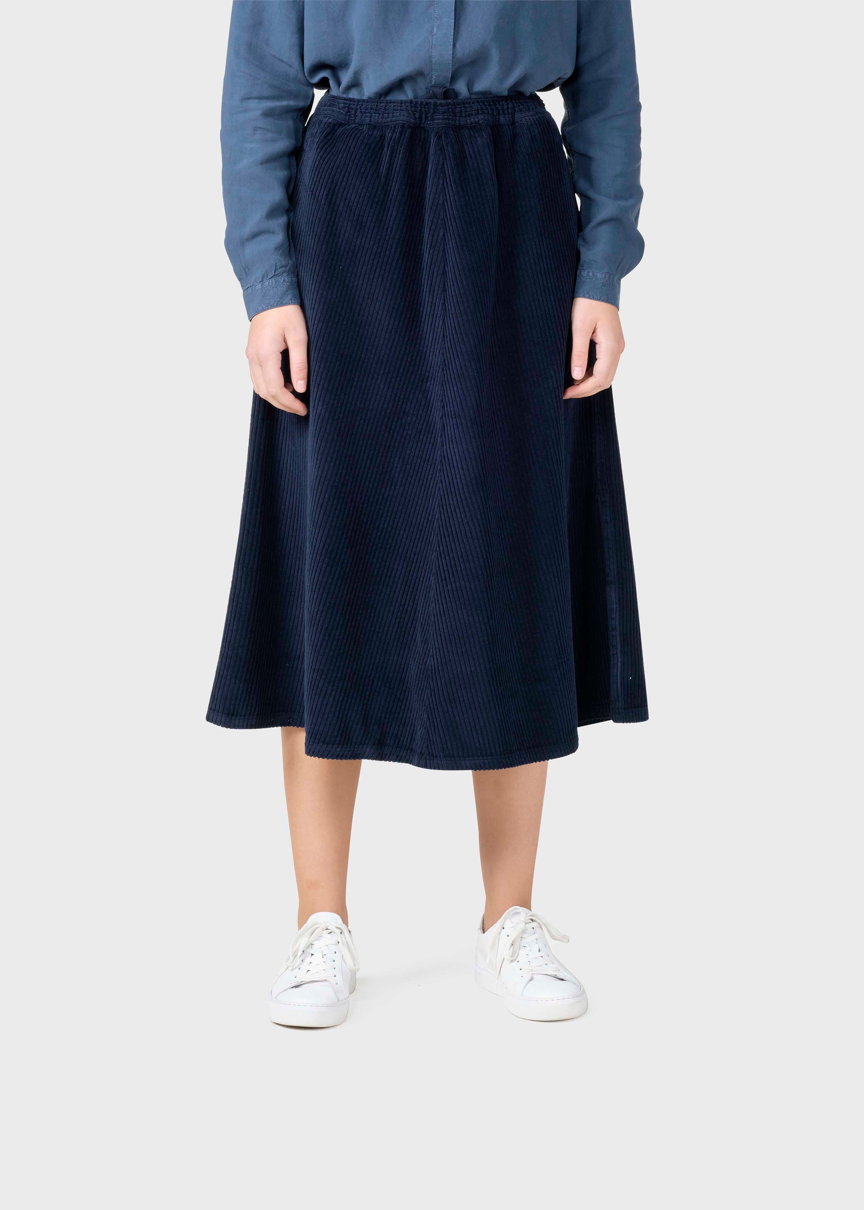 Ramona Cord Skirt - Navy