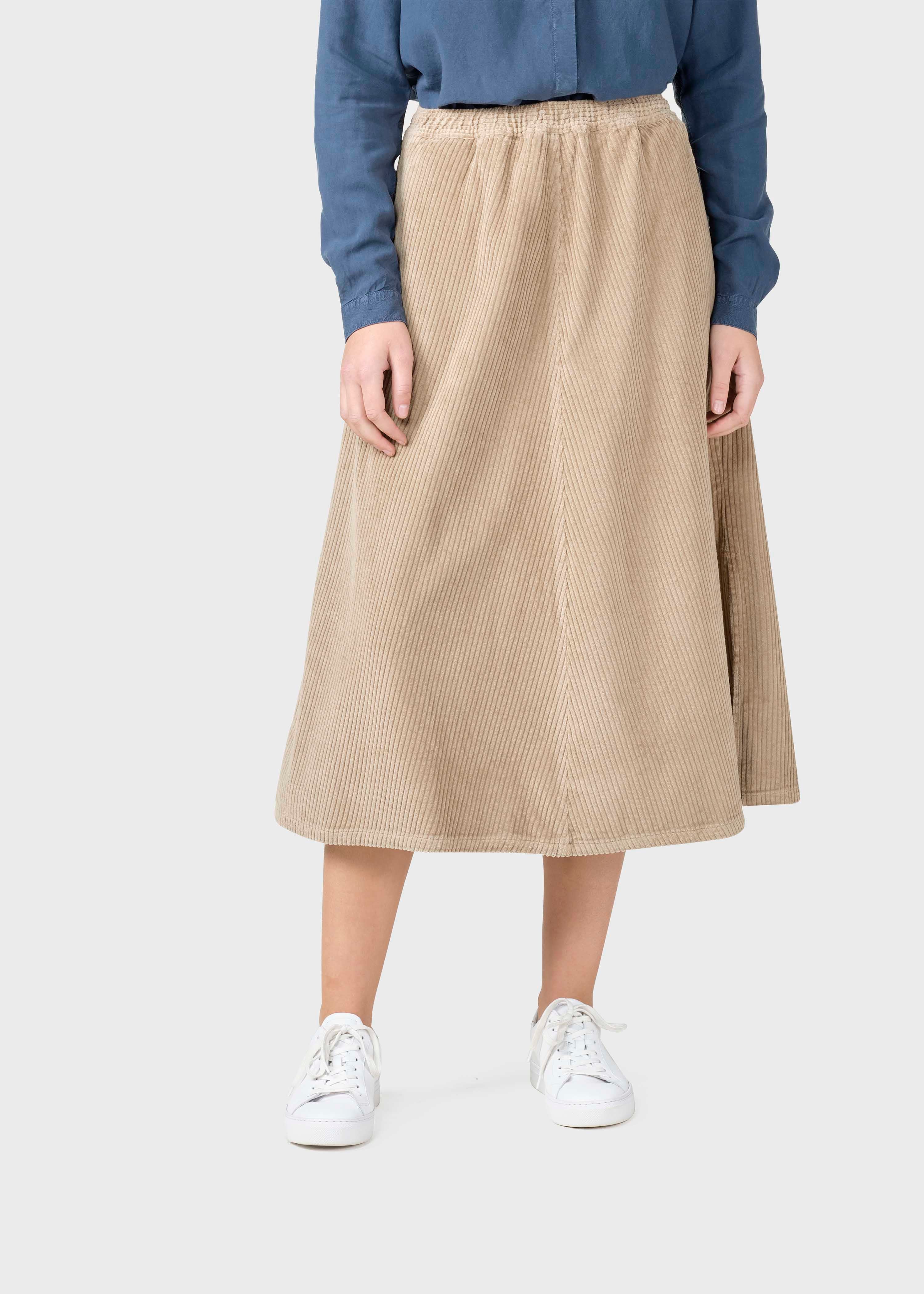 Ramona Cord Skirt - Sand