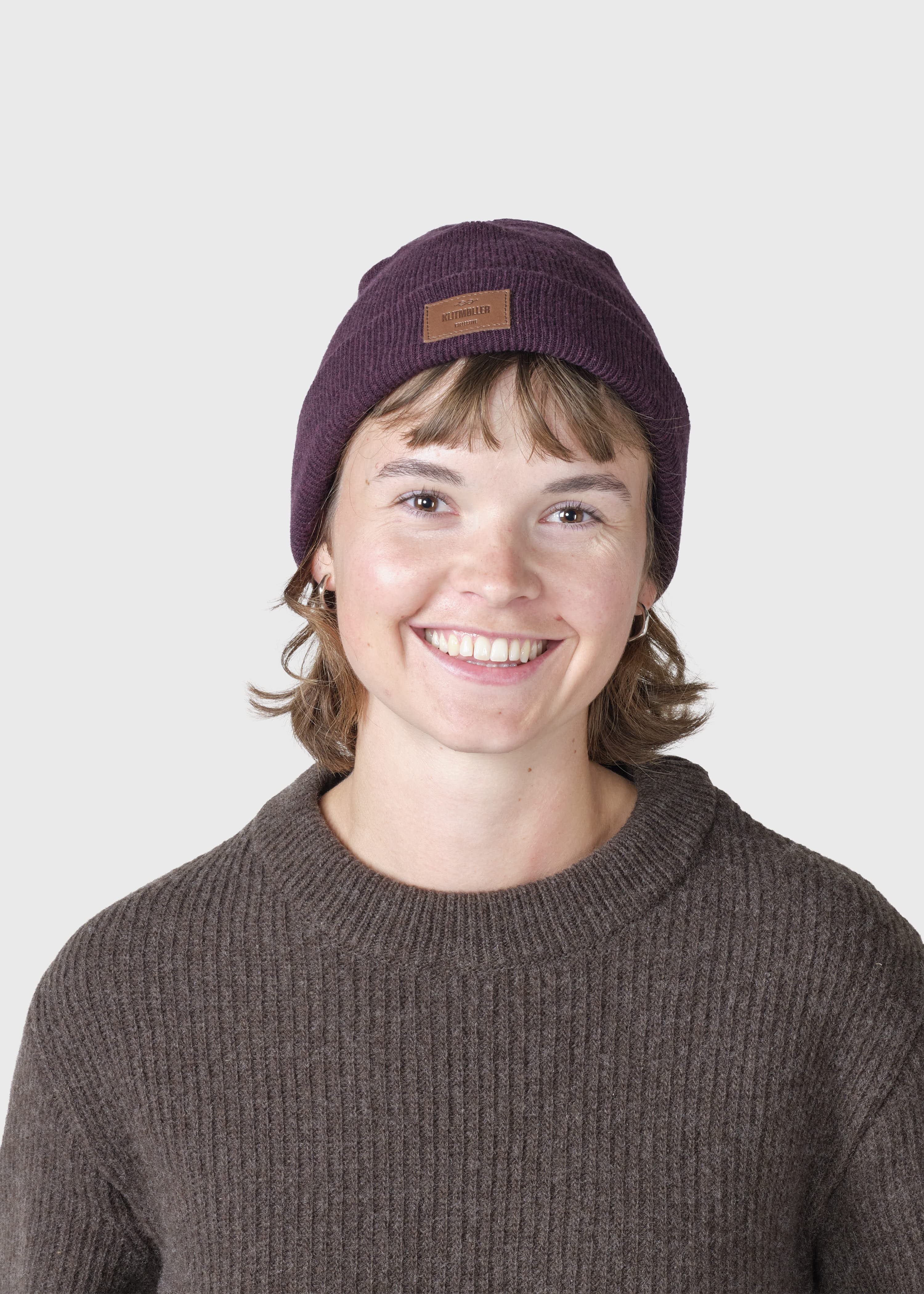 Rib Beanie - Burgundy