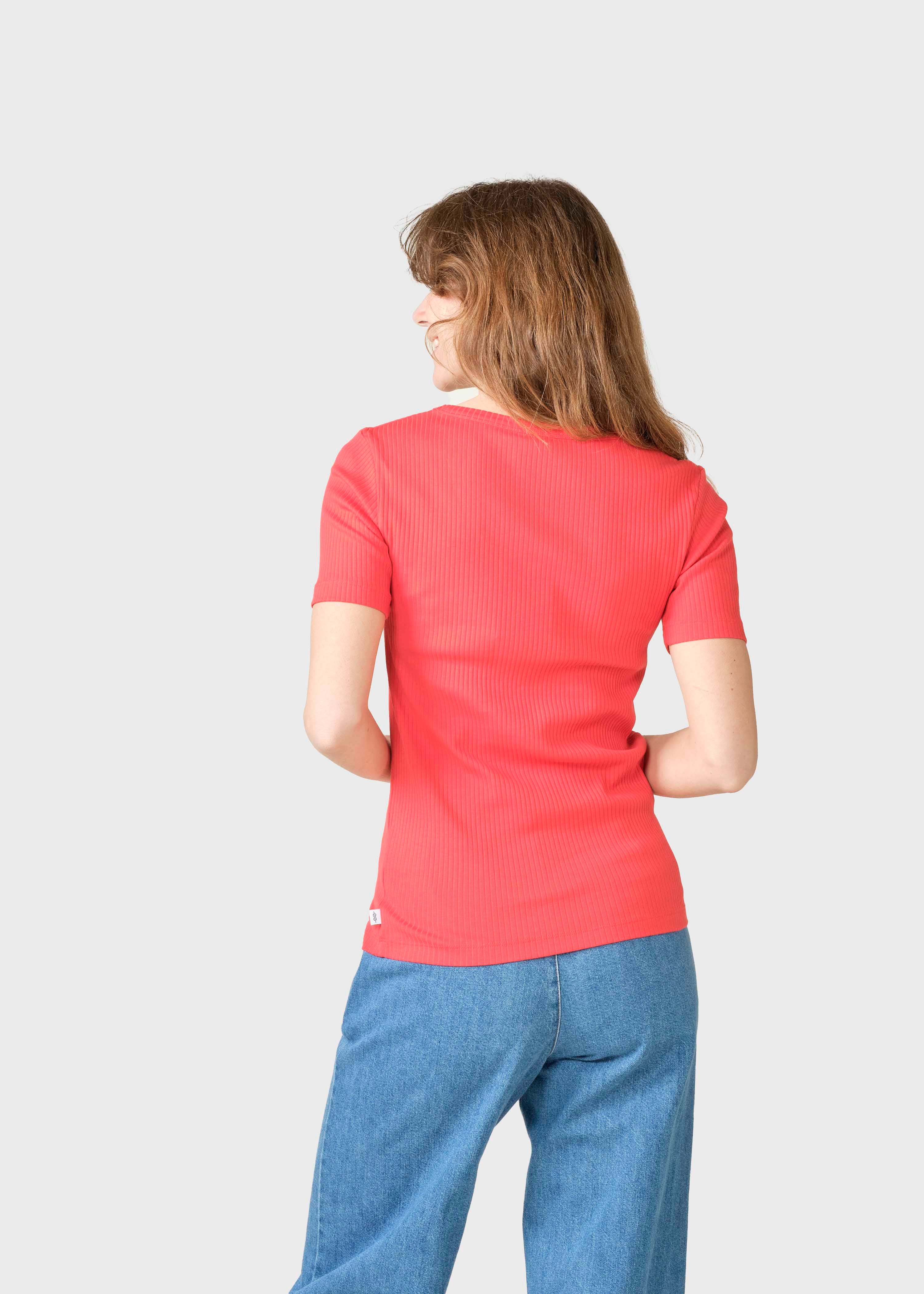 Rib Tee - Red
