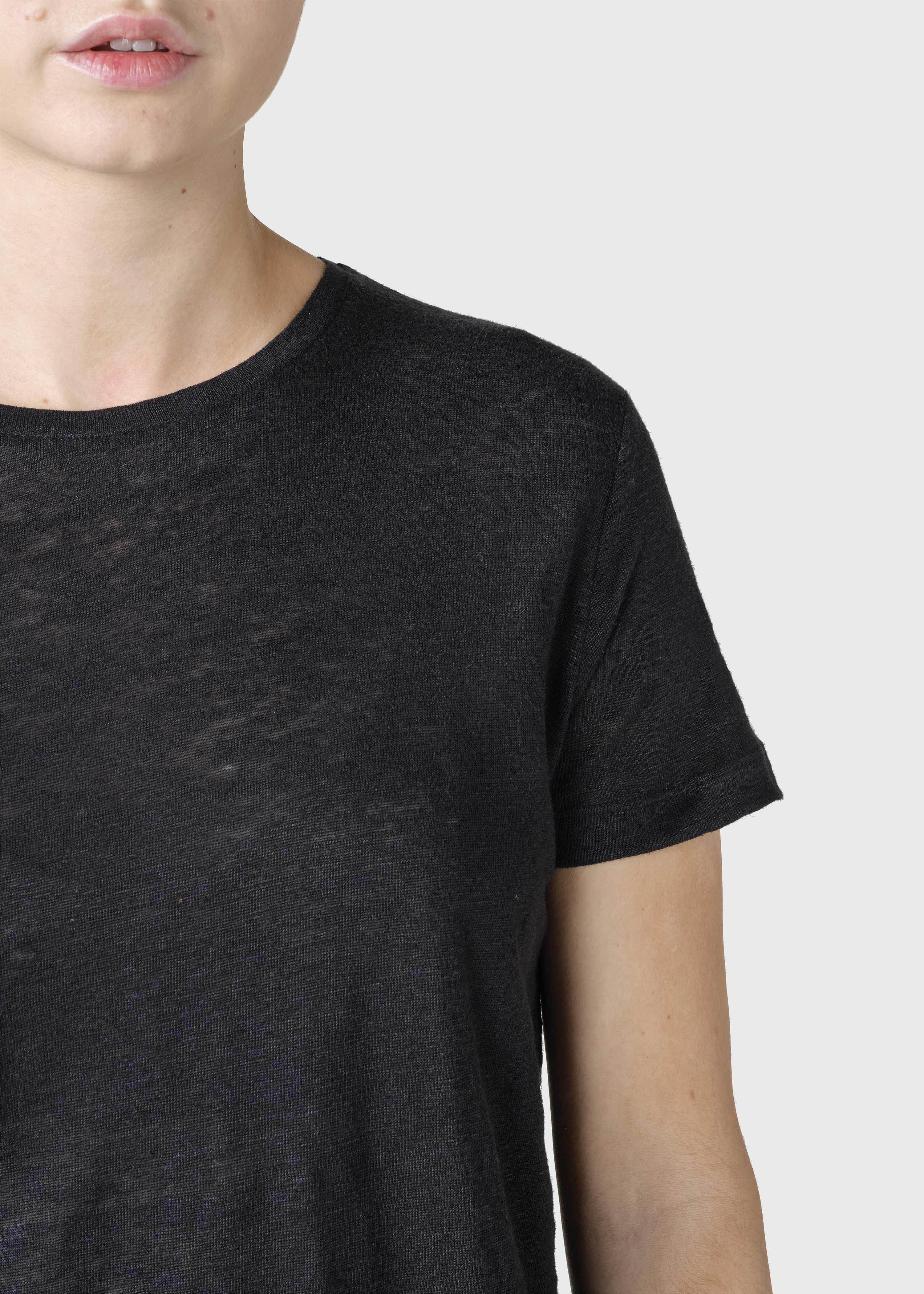 Rikke Linen Tee - Black