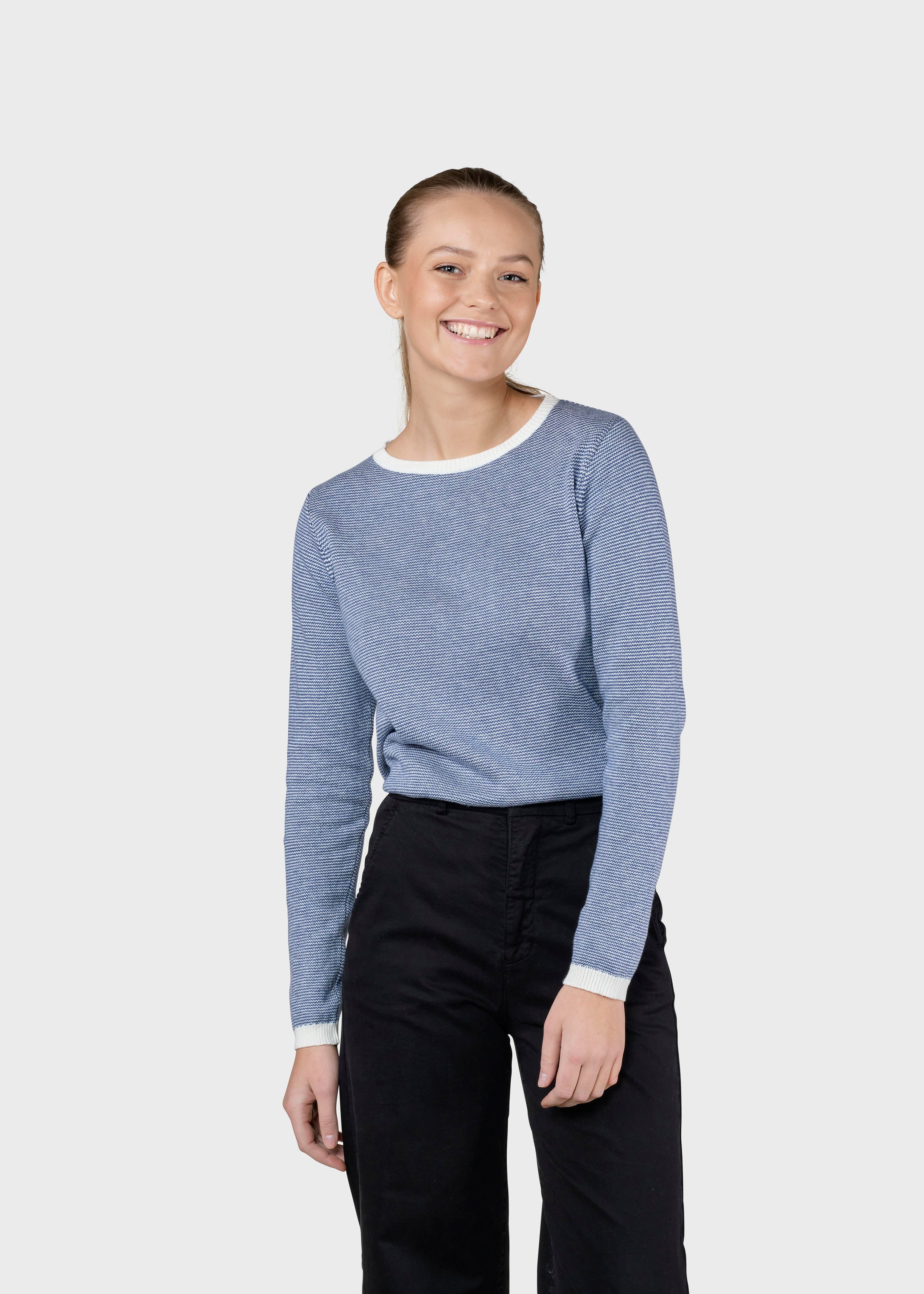 Rosa Knit - Cream/ocean