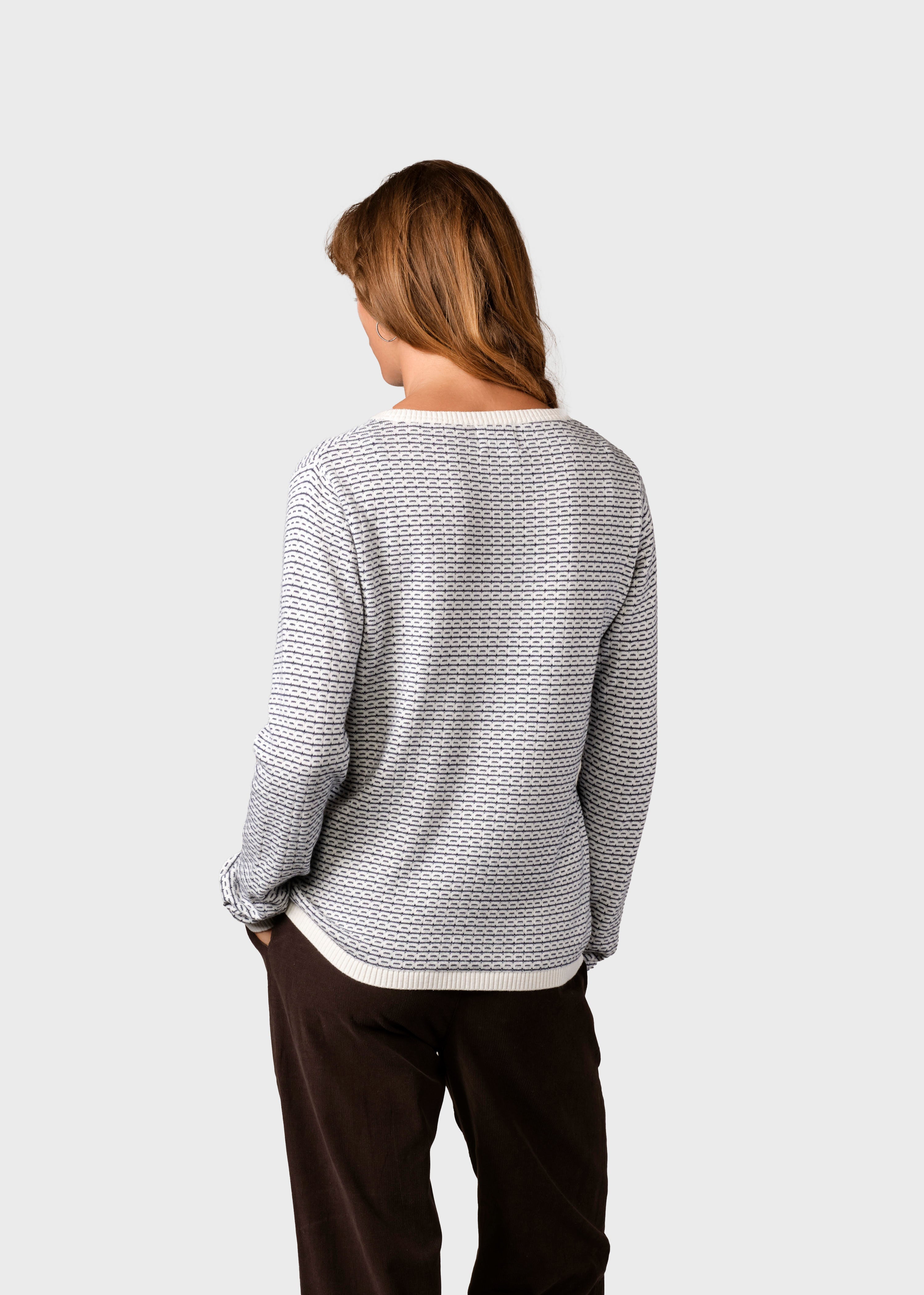 Silje Knit - Cream/navy