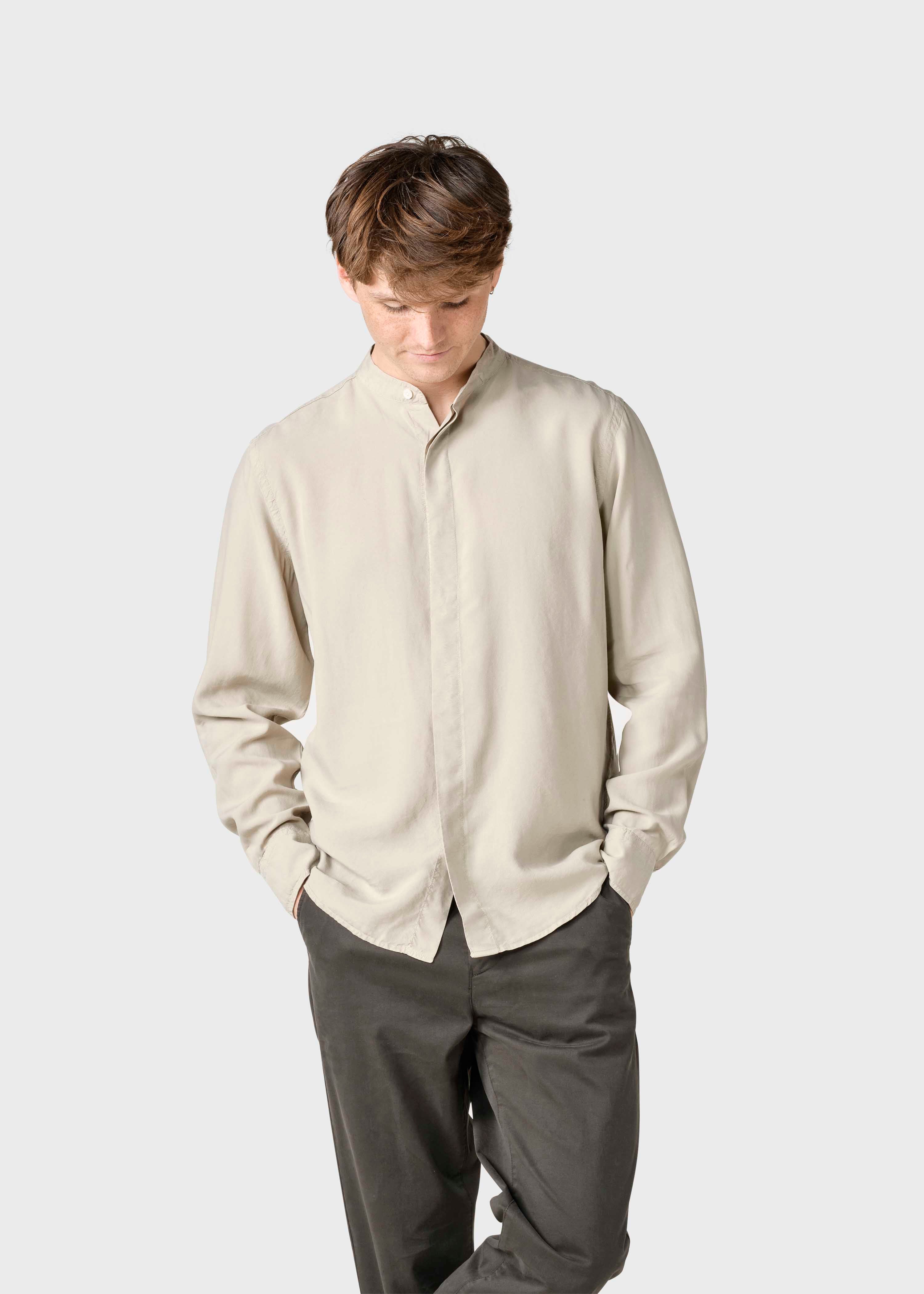 Simon Lyocell Shirt - Sand