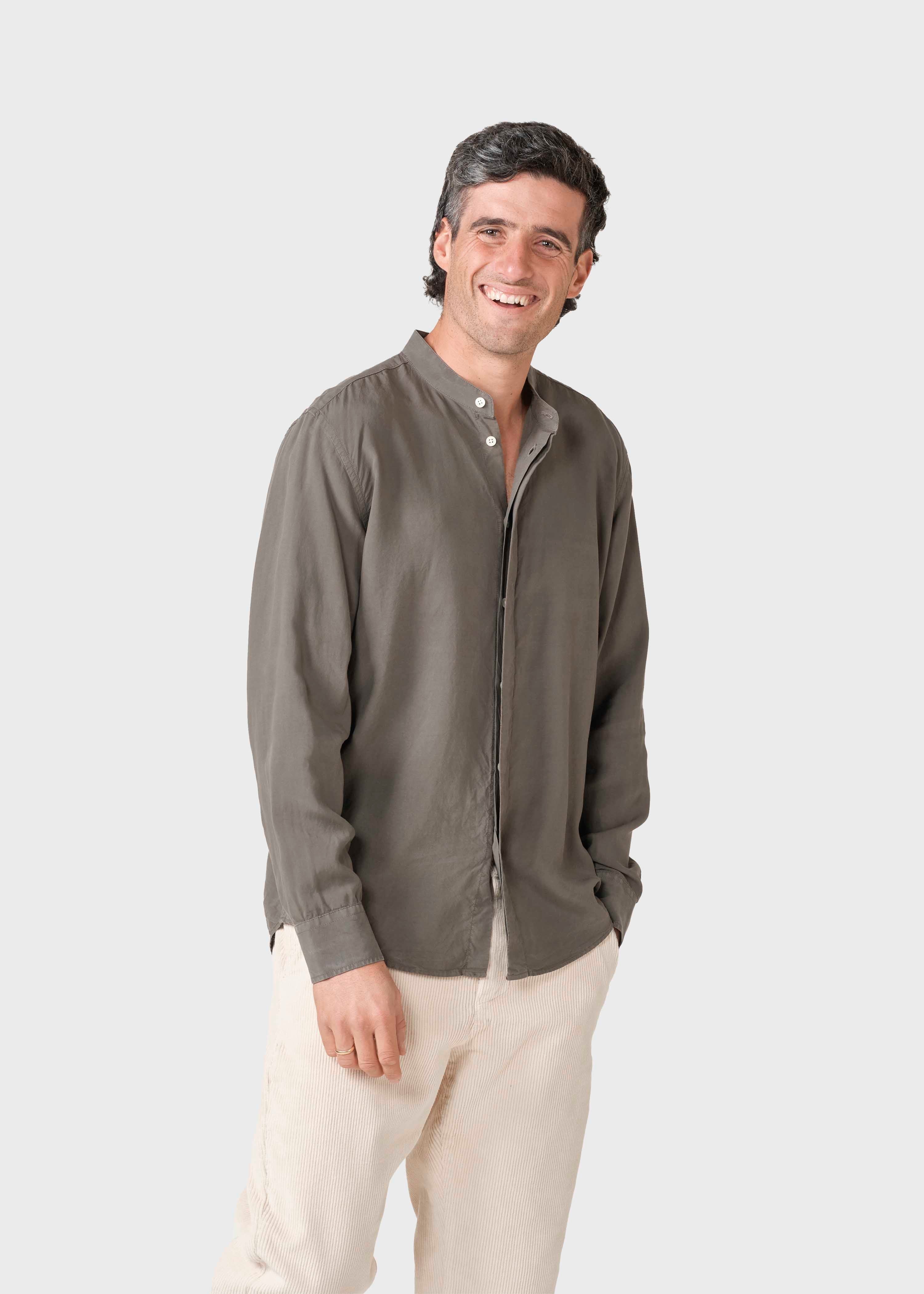 Simon Lyocell Shirt - Taupe