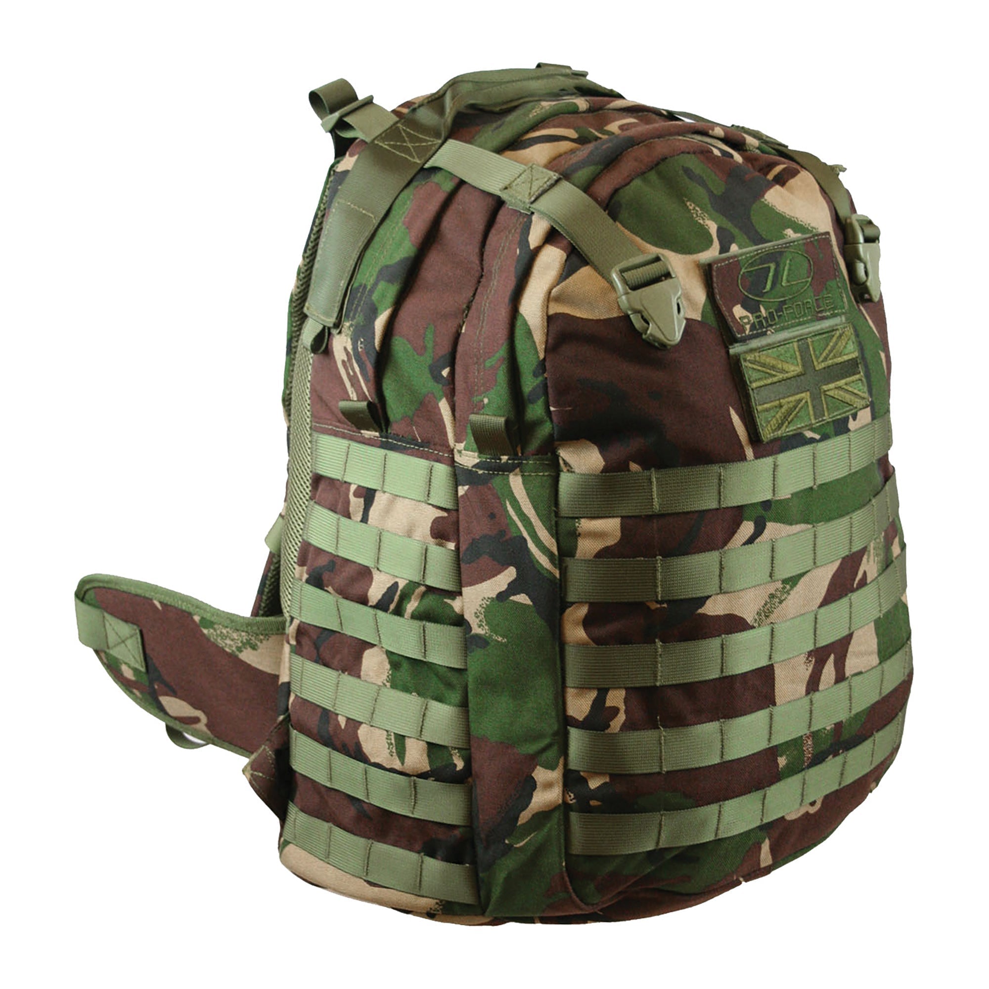 Highlander - Tomahawk elite pakke, britisk camouflage, 30l
