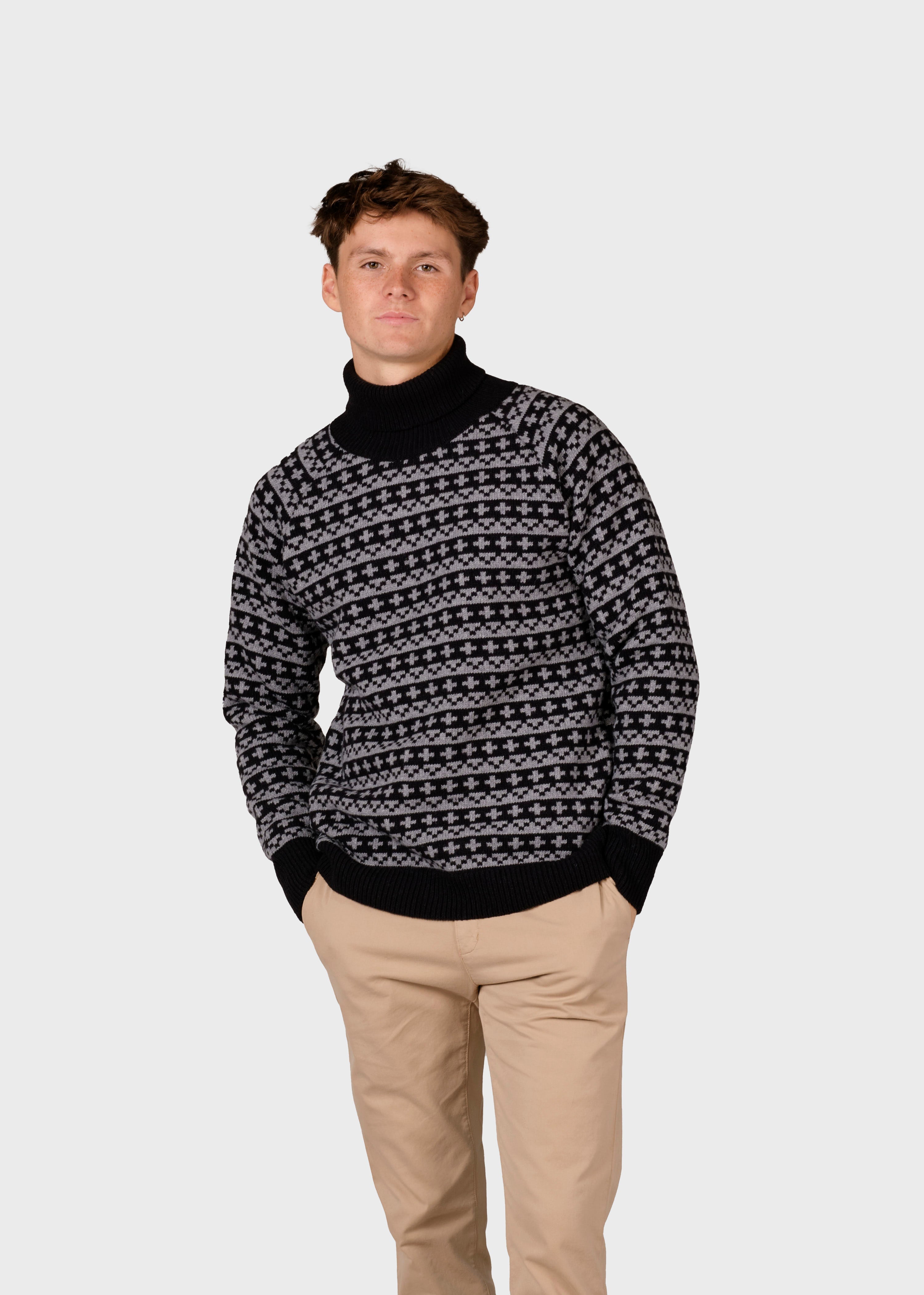 Teo Knit - Black/light Grey