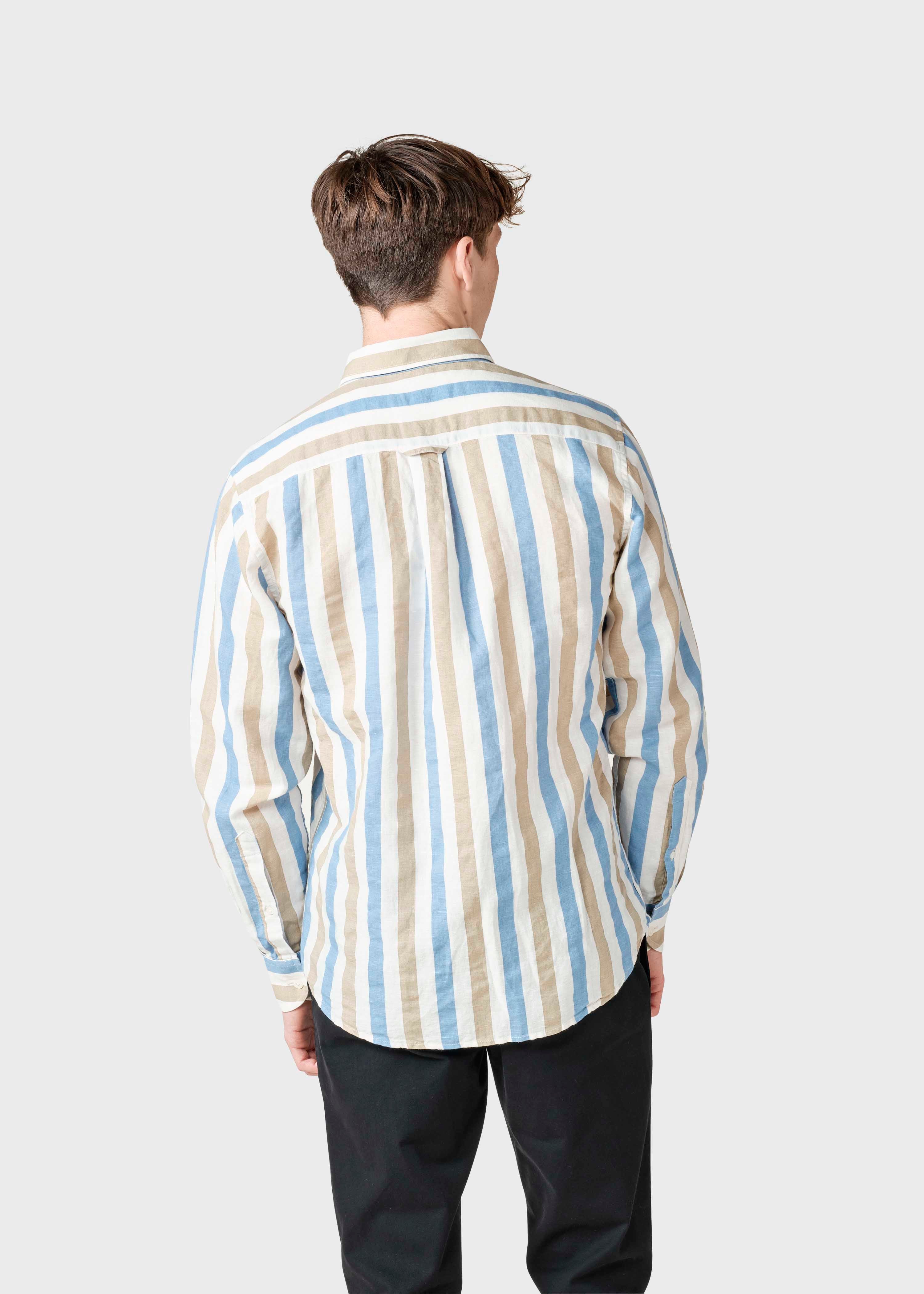 Valdis Shirt - Light Blue/pastel Sand