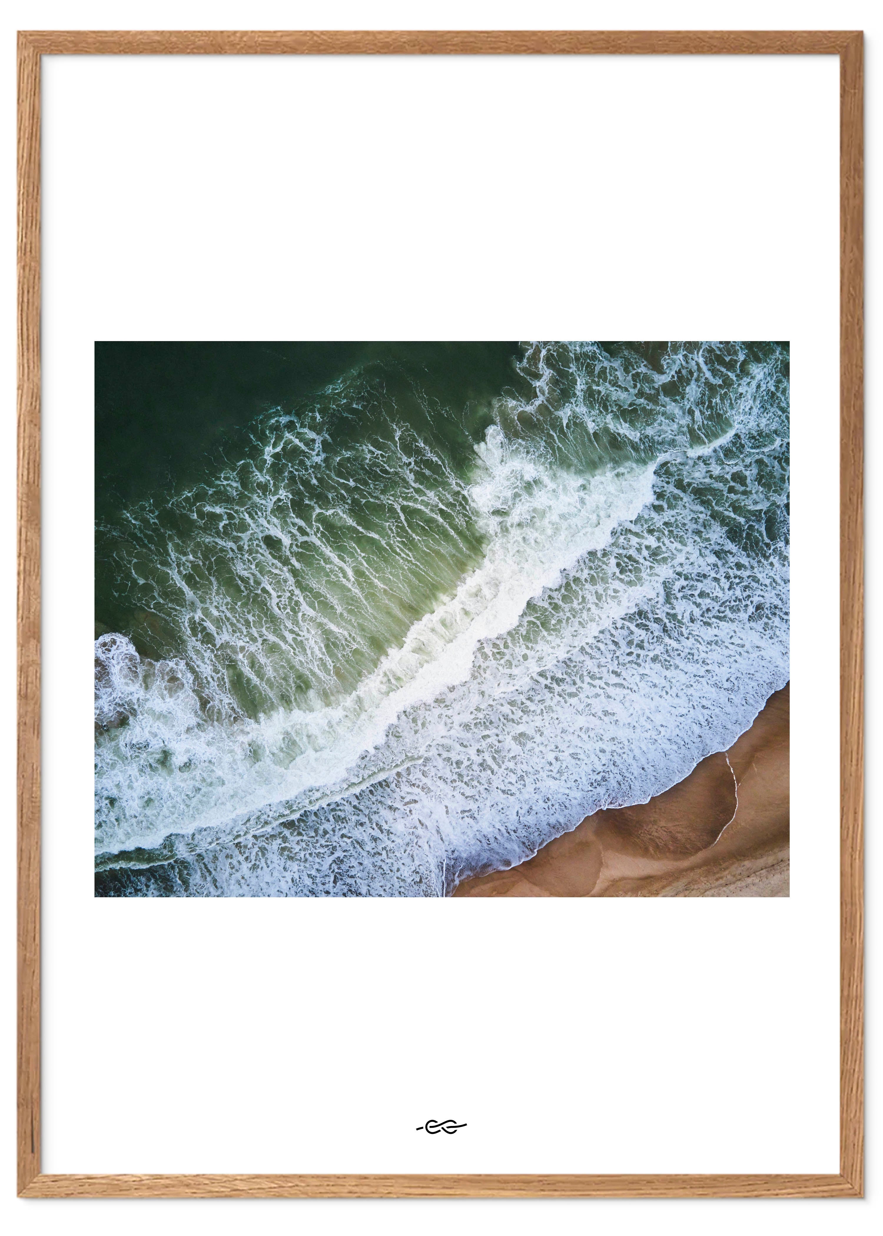 White Space - From Above Landscape 40x50 - Poster