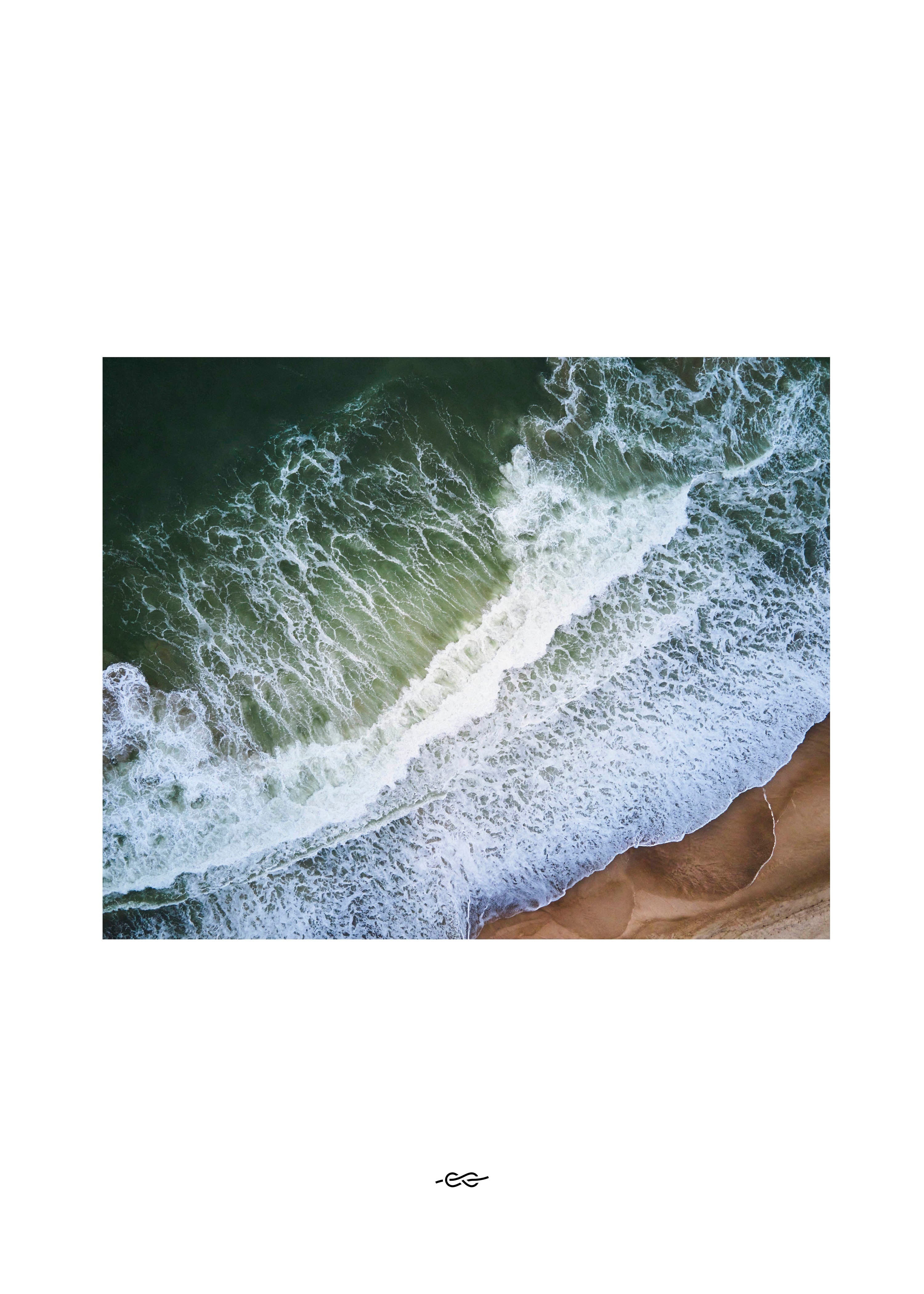 White Space - From Above Landscape 50x70 - Poster