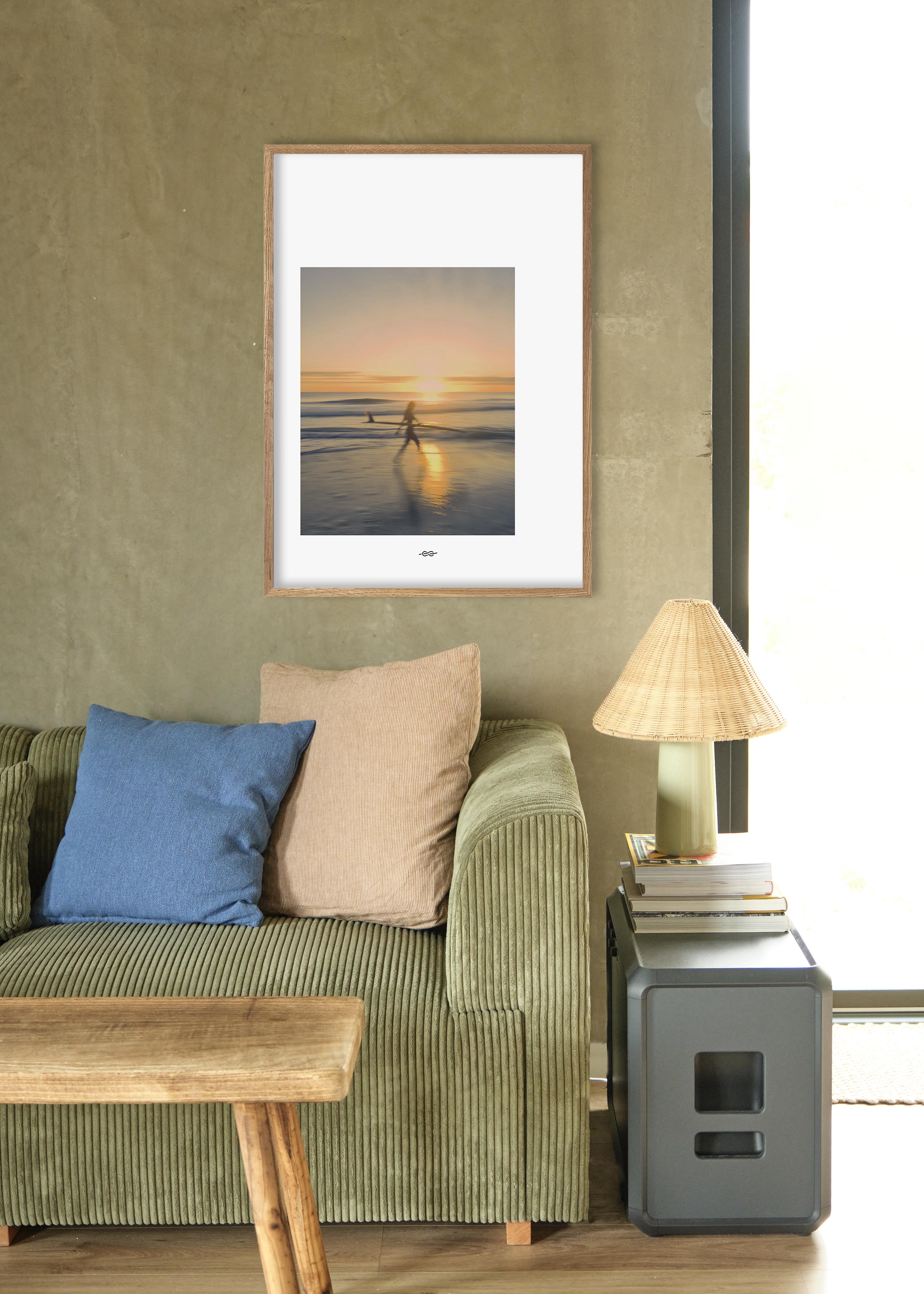 White Space - Sunset Walk 40x50 - Poster