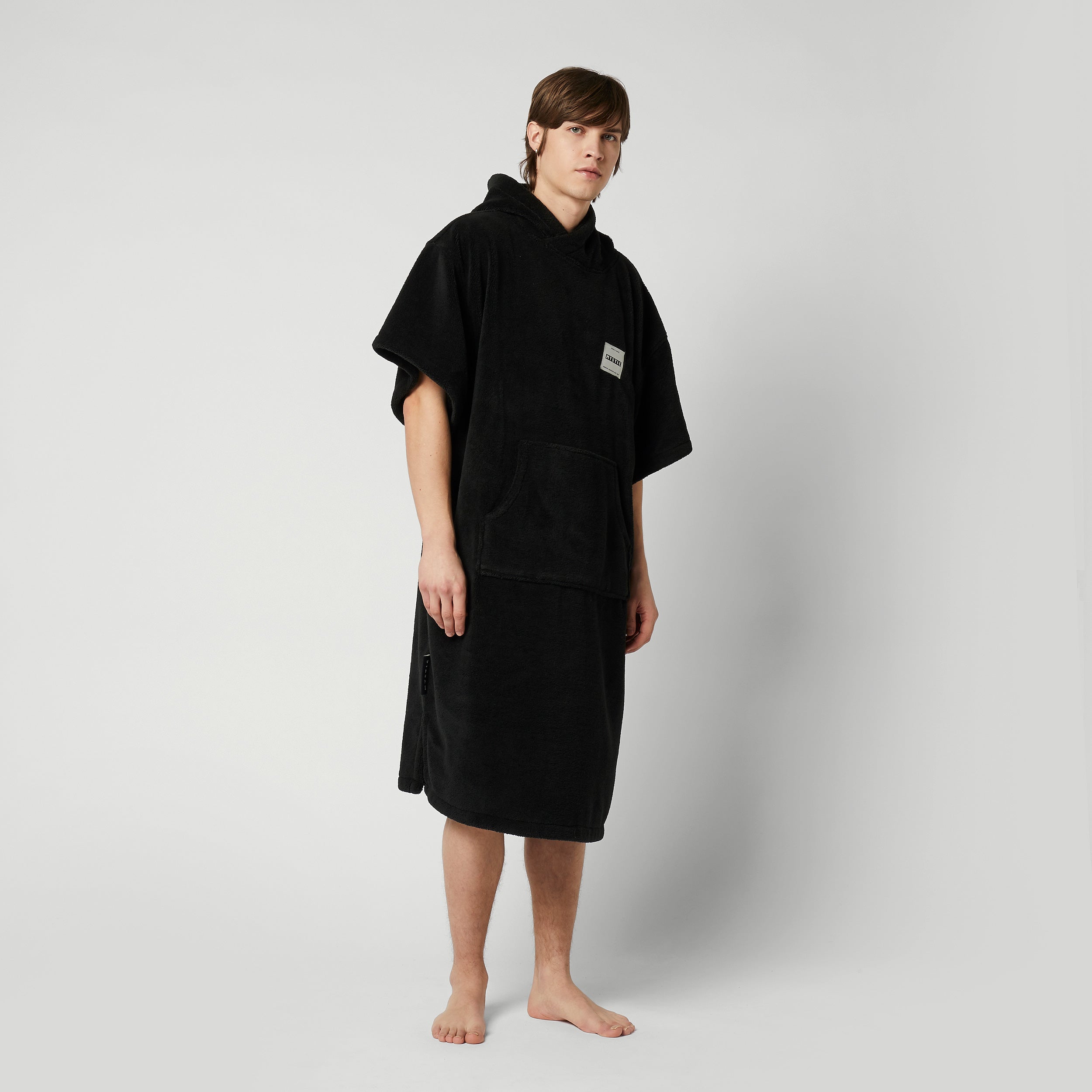 Poncho Teddy - Svart