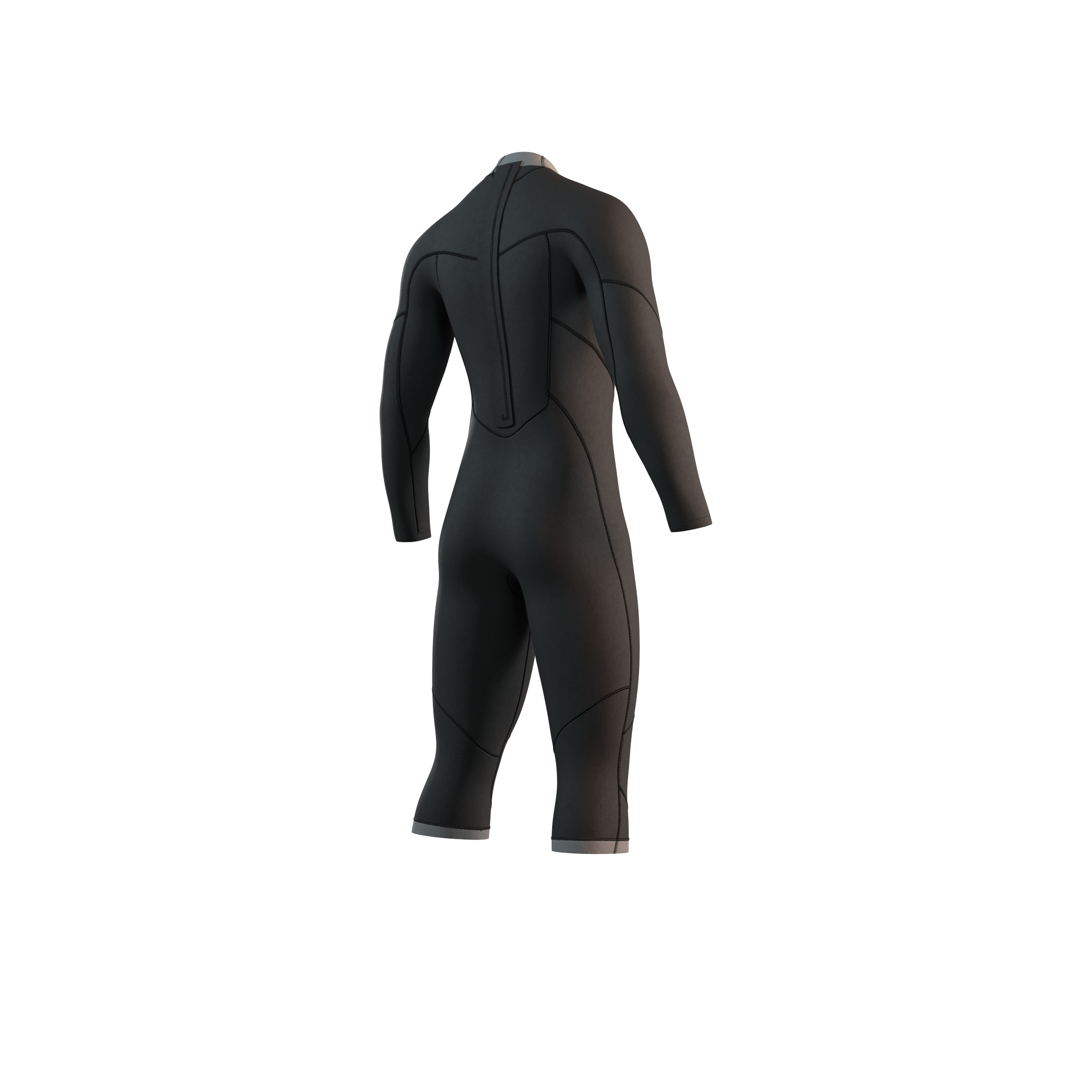 Mystic - Brand Longarm Shortleg 3/2mm Bzip Flatlock - 2025 - Black