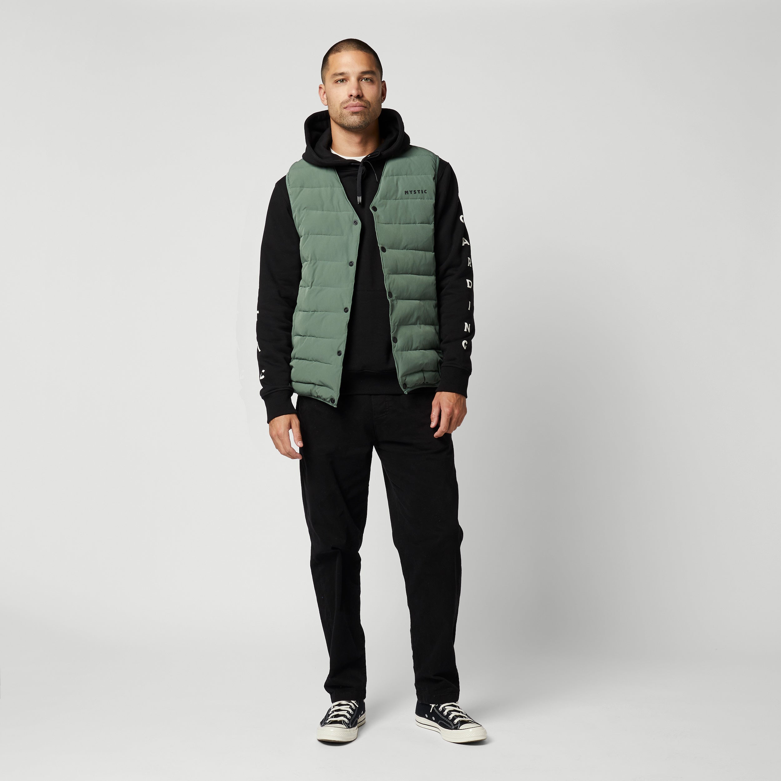 Quilted Bodywarmer - Brave Green