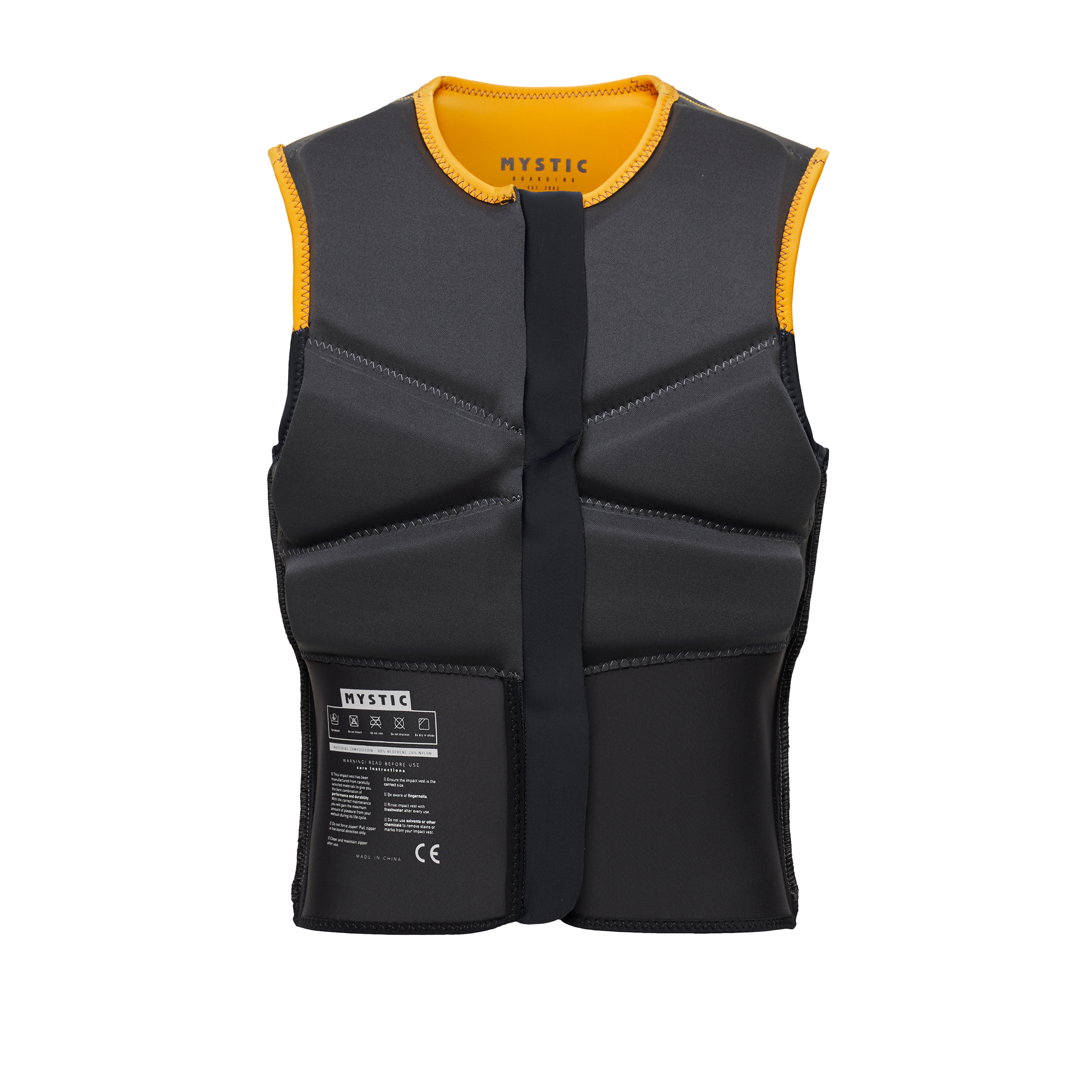 Mystic - Block Impact Vest Fzip - Retro Orange - 2023