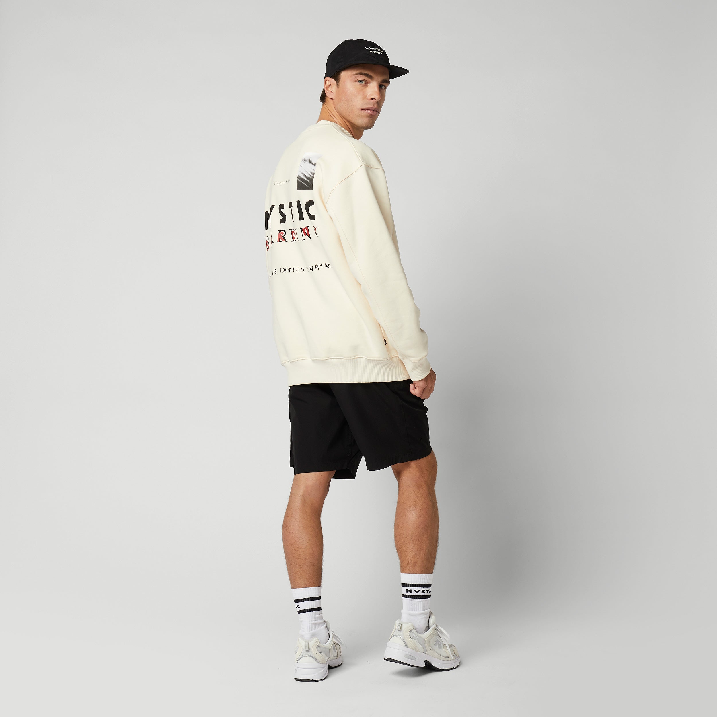 Mystic - Trace Crew Sweat - Off White