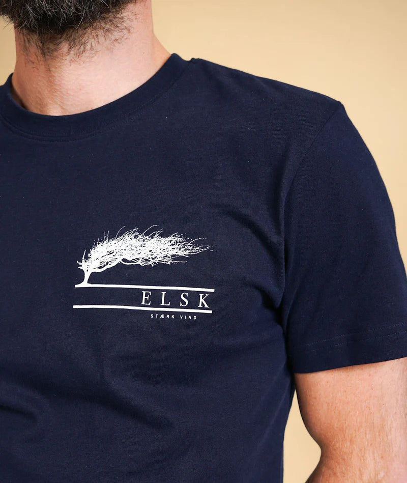Stærk Vind Ch Men'S Brushed T-Shirt