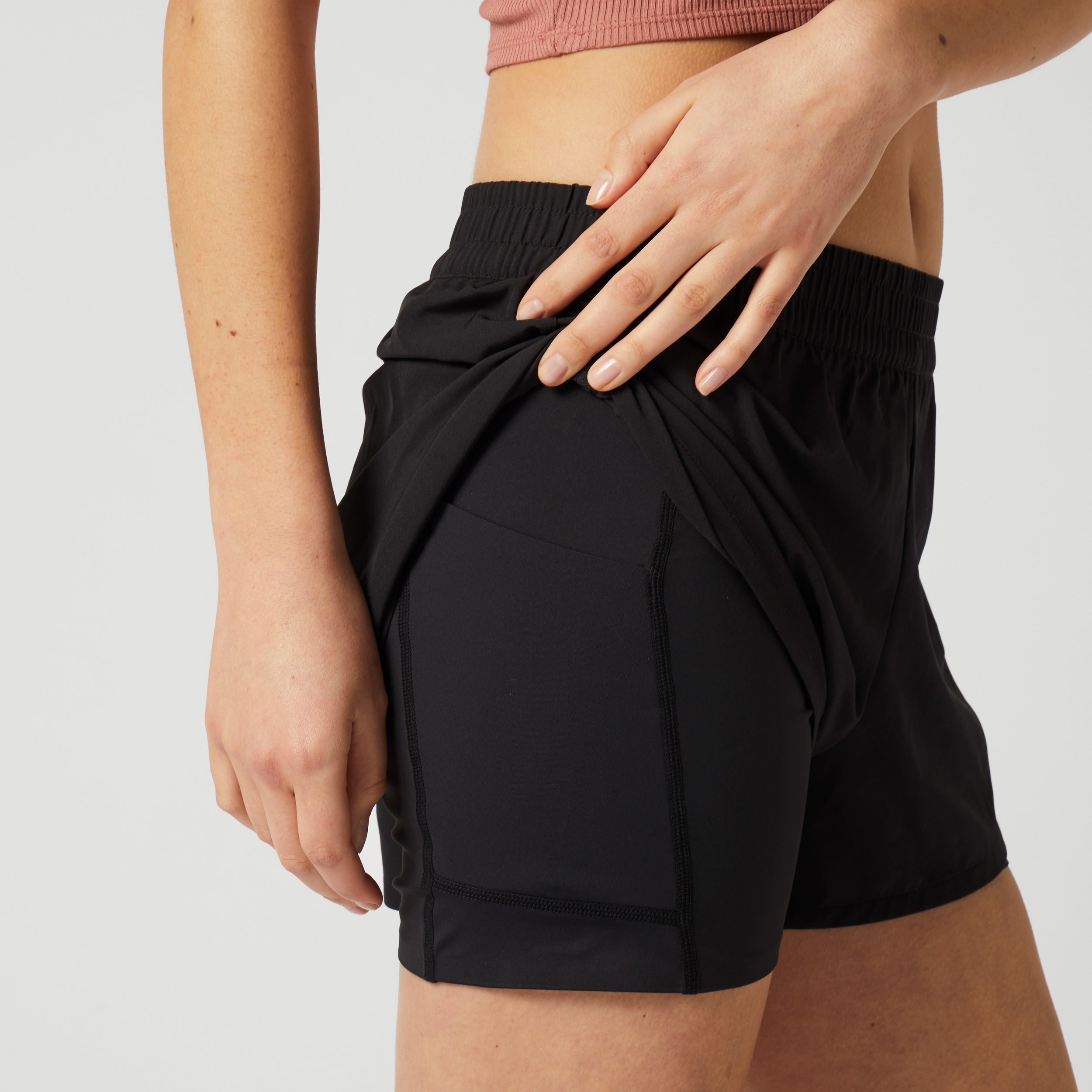 Ida Lined Sport Shorts Women - Black