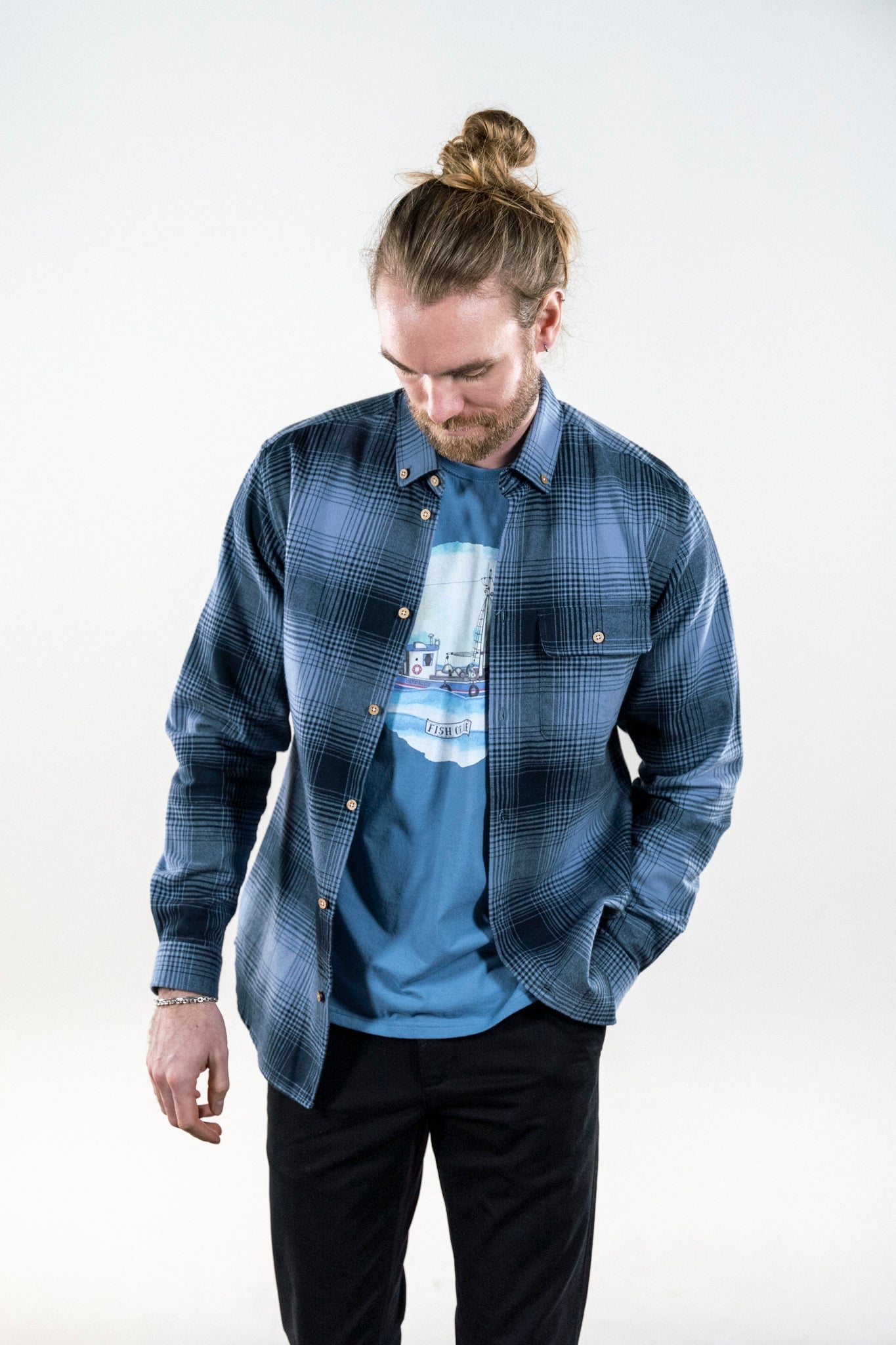 Inca Unna skjorta (blå)