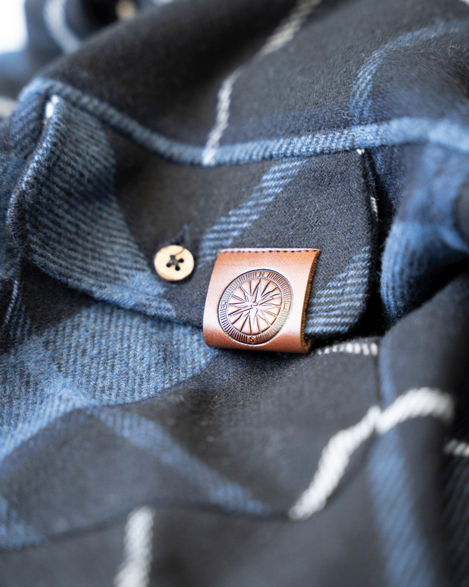 Bäverskjortjacka (blå)