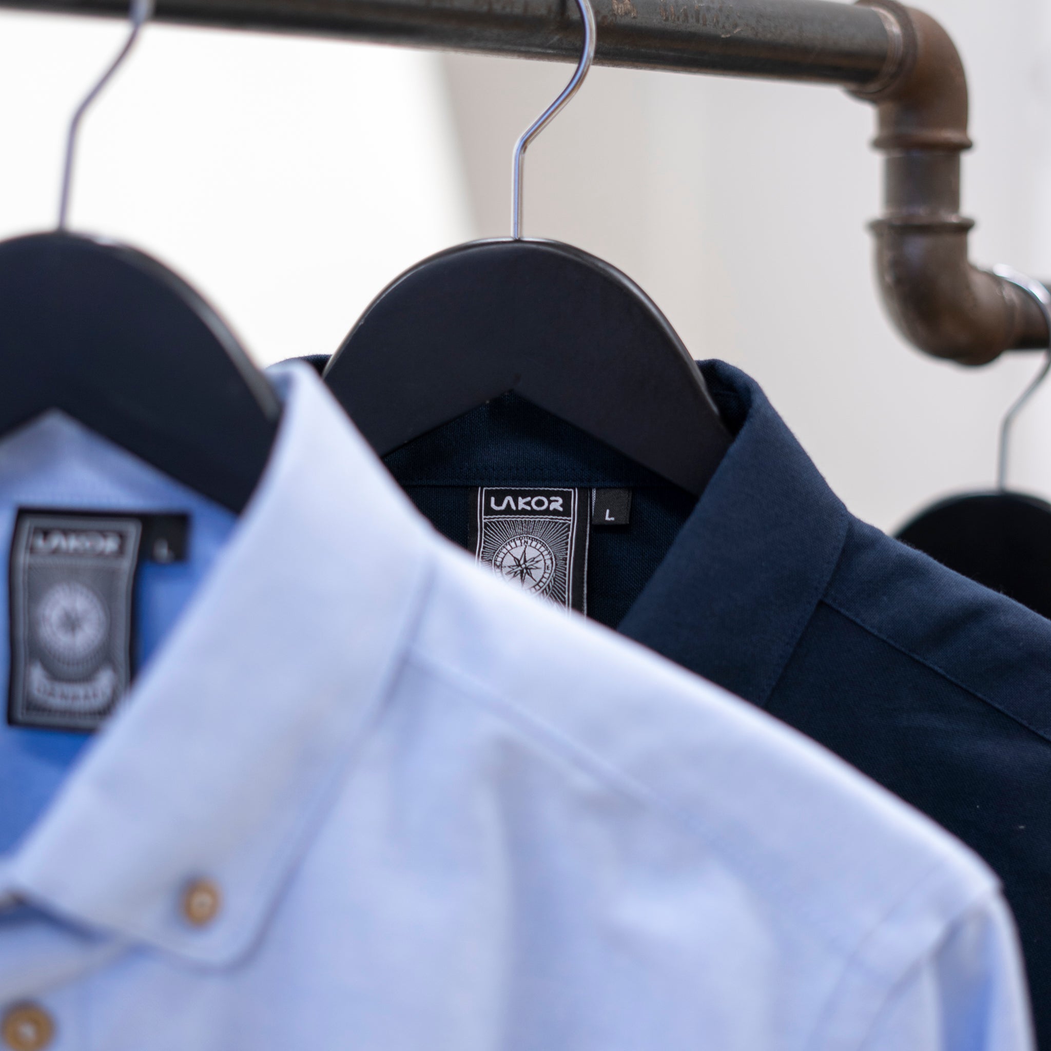 Oxfordskjorta (blåbär)