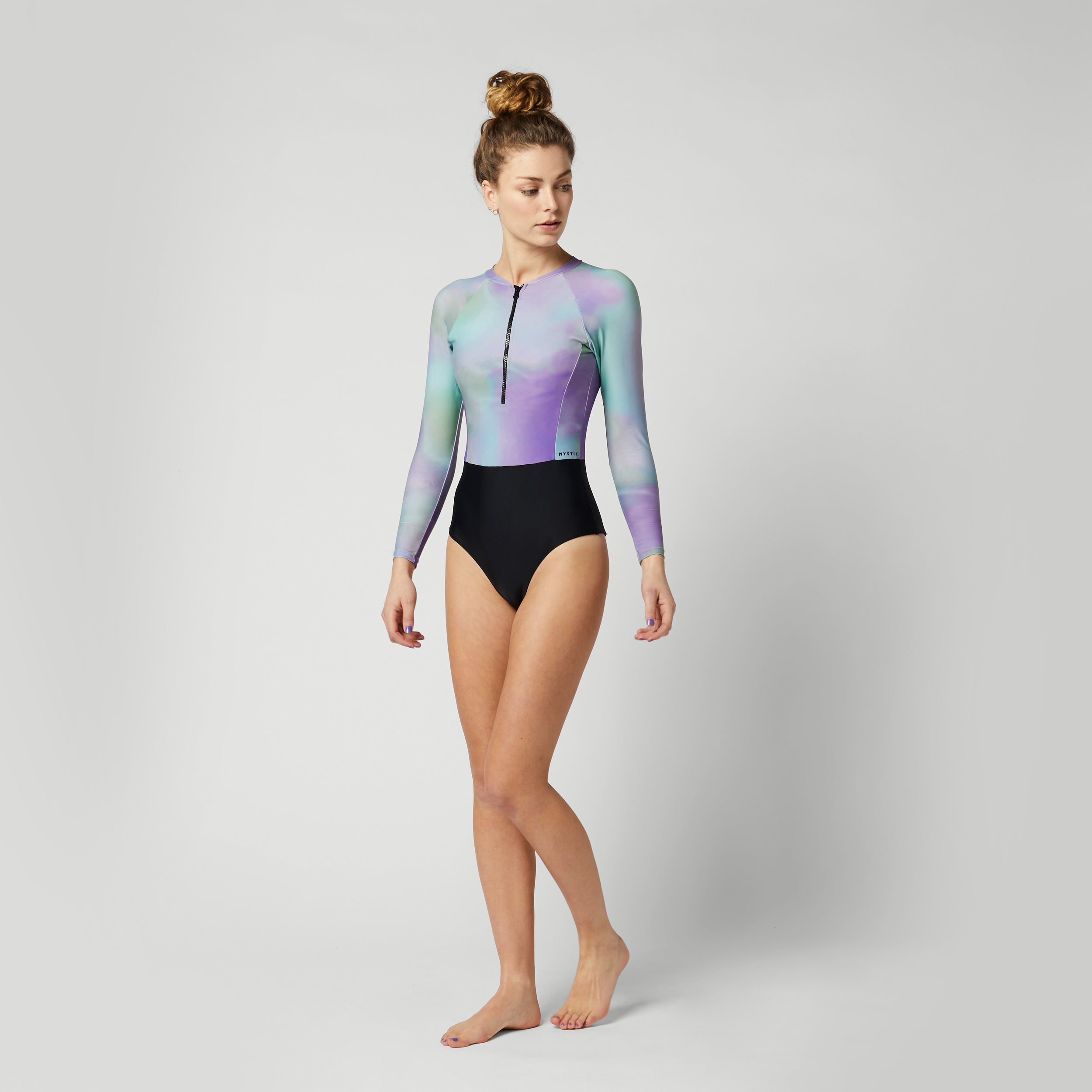 Jayde L/S One Piece Women - Purple / Green