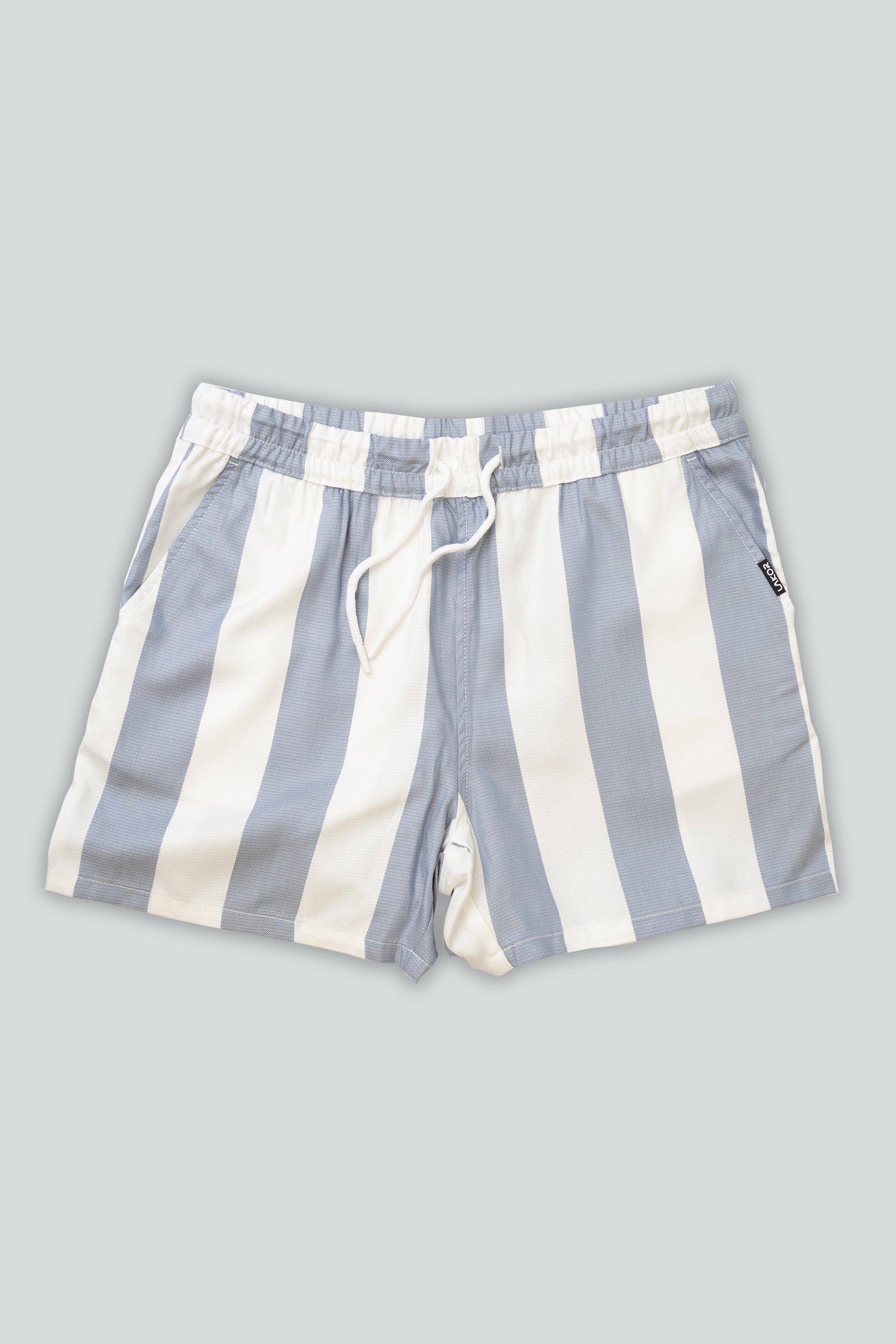 Bold Stripes Shorts (Ljusblå)