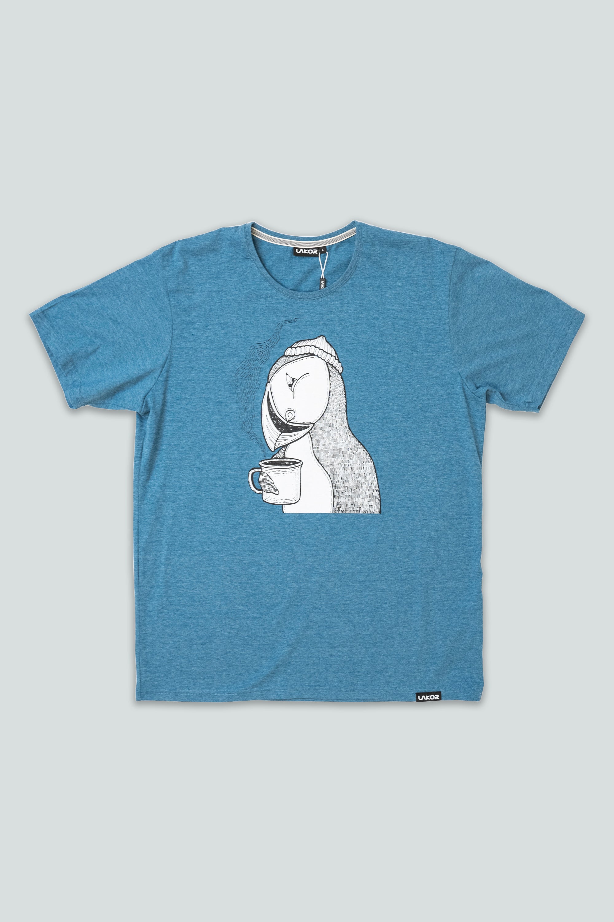 Early Bird T-shirt (mediumblå)