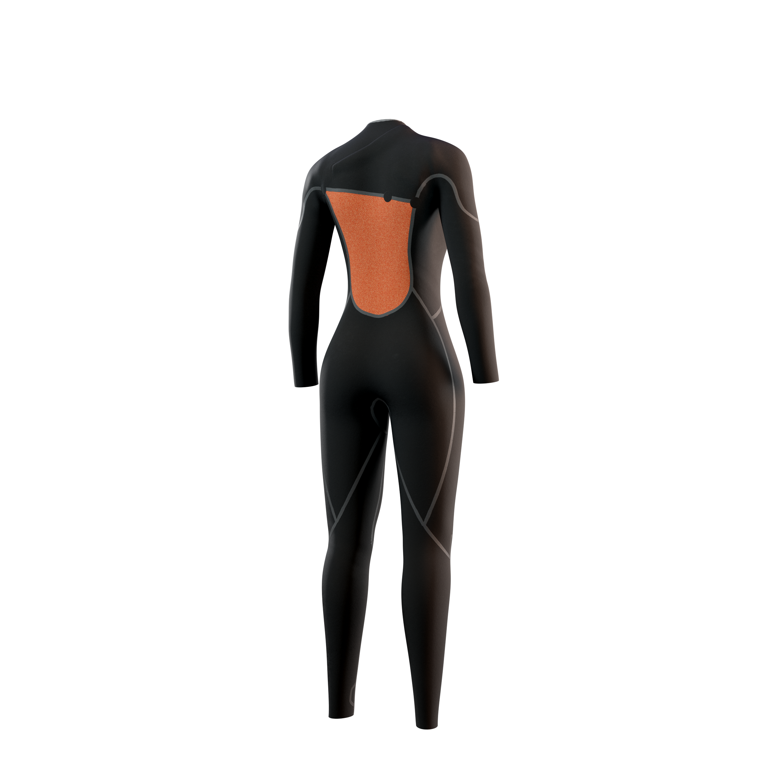 The One Fullsuit 3/2mm Zipfree Women 2024 - Black