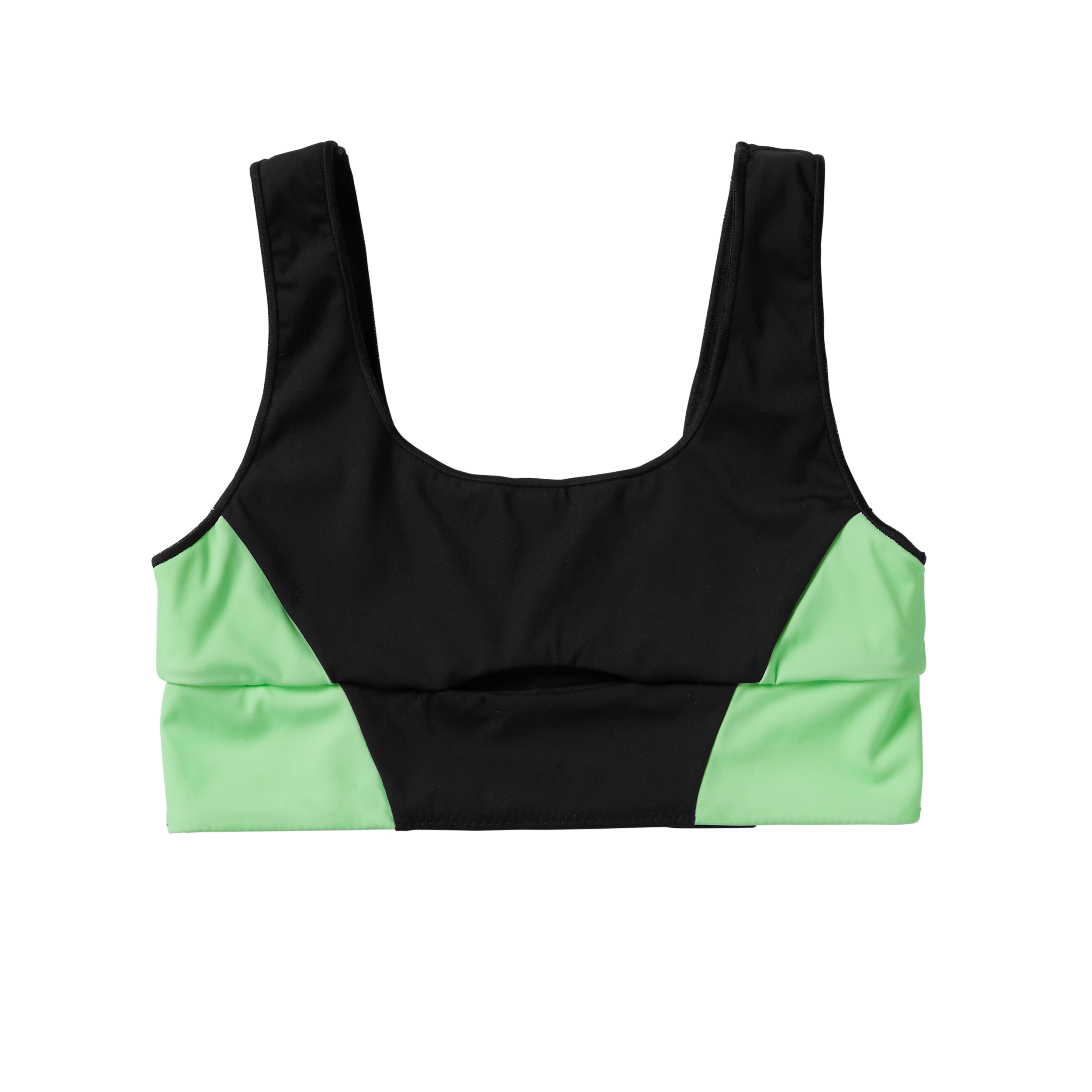 Mystic - Bruna Performance Bikini Top - Lime Green