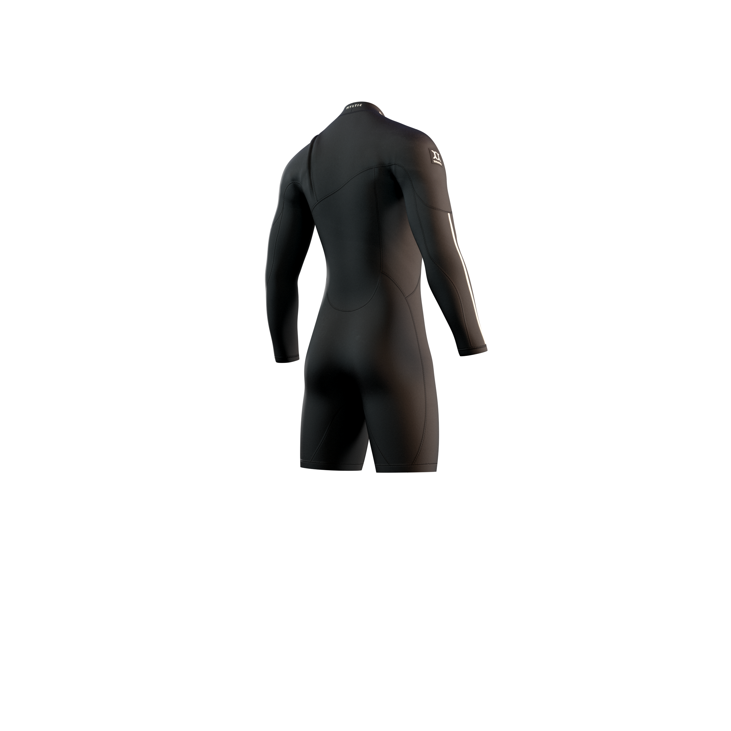 The One Longarm Shorty 3/2mm Zipfree 2024 - Black