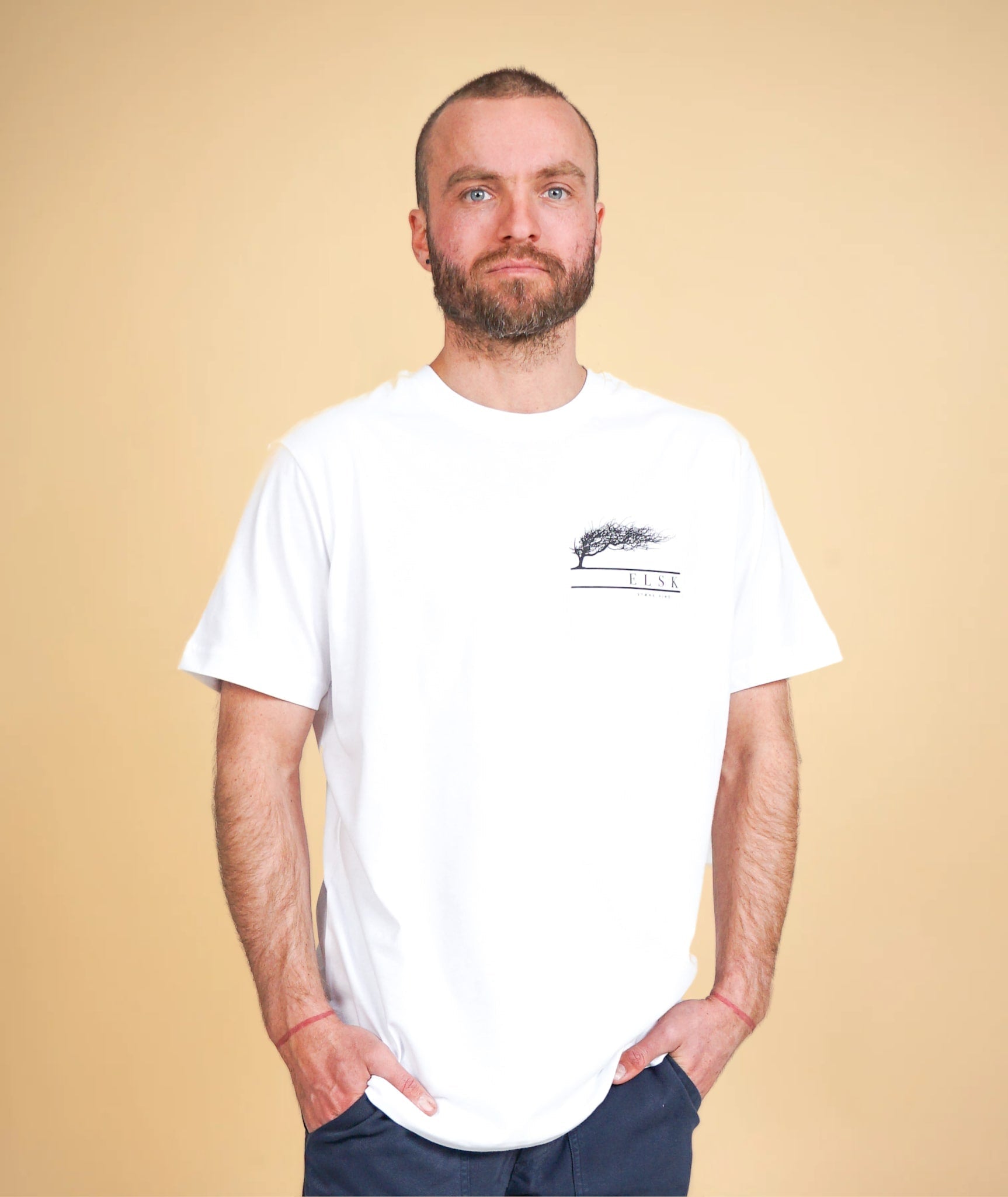 Stærk Vind Ch Men'S Brushed T-Shirt