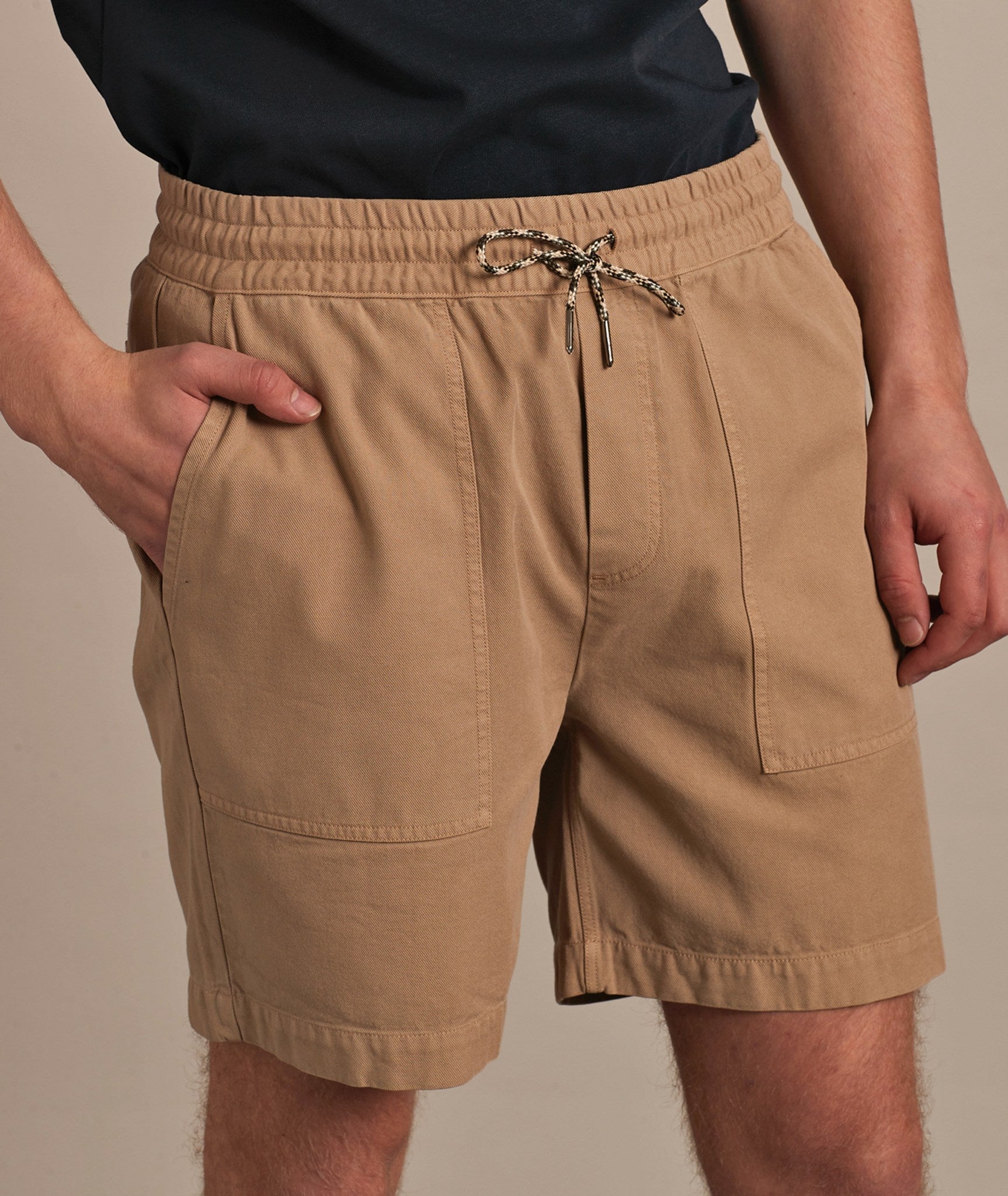 03000 | Elsk® Eddie Men'S Drawstring Shorts | Dune