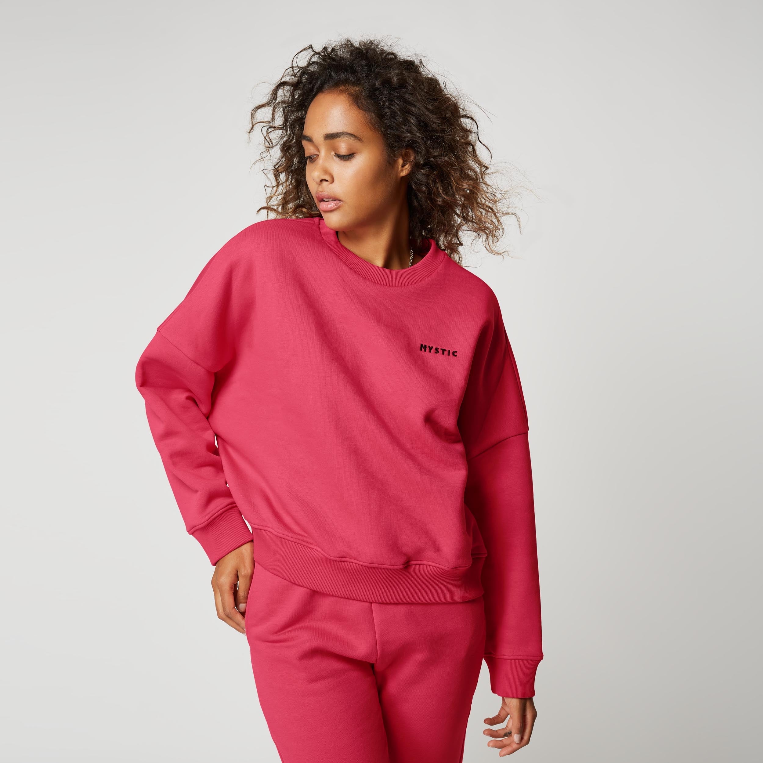 Dropped Shoulder Crew Sweat Women