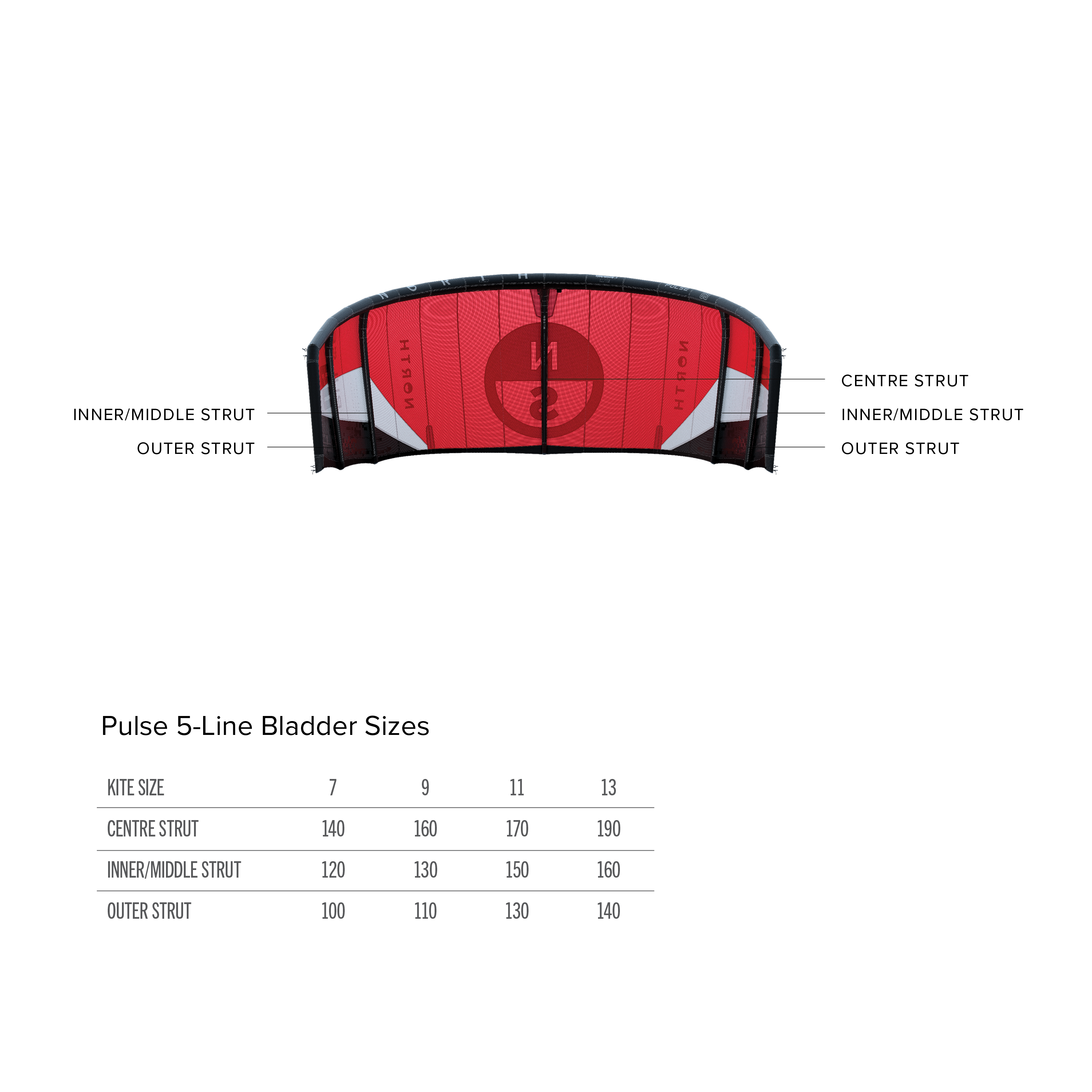 Strut Replacement Bladders