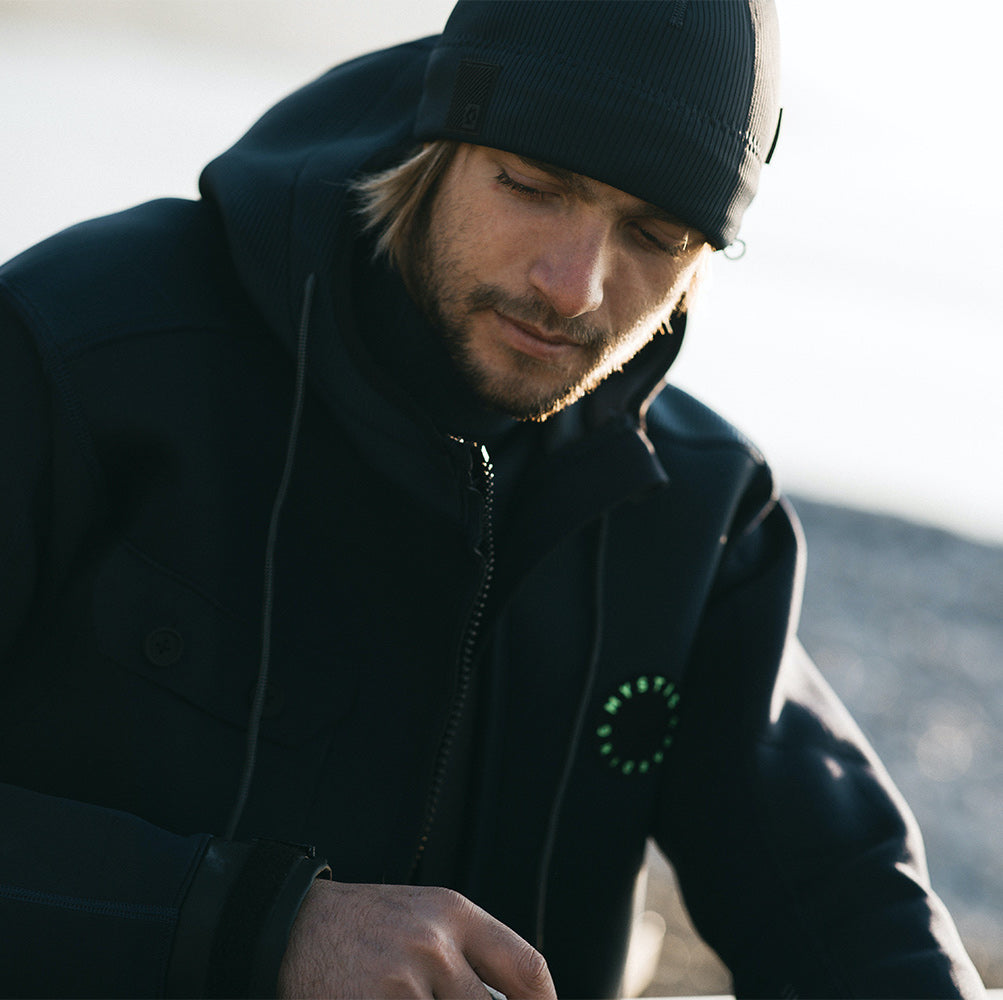 Mystic - Ocean Jacka - Marinblå/Lime