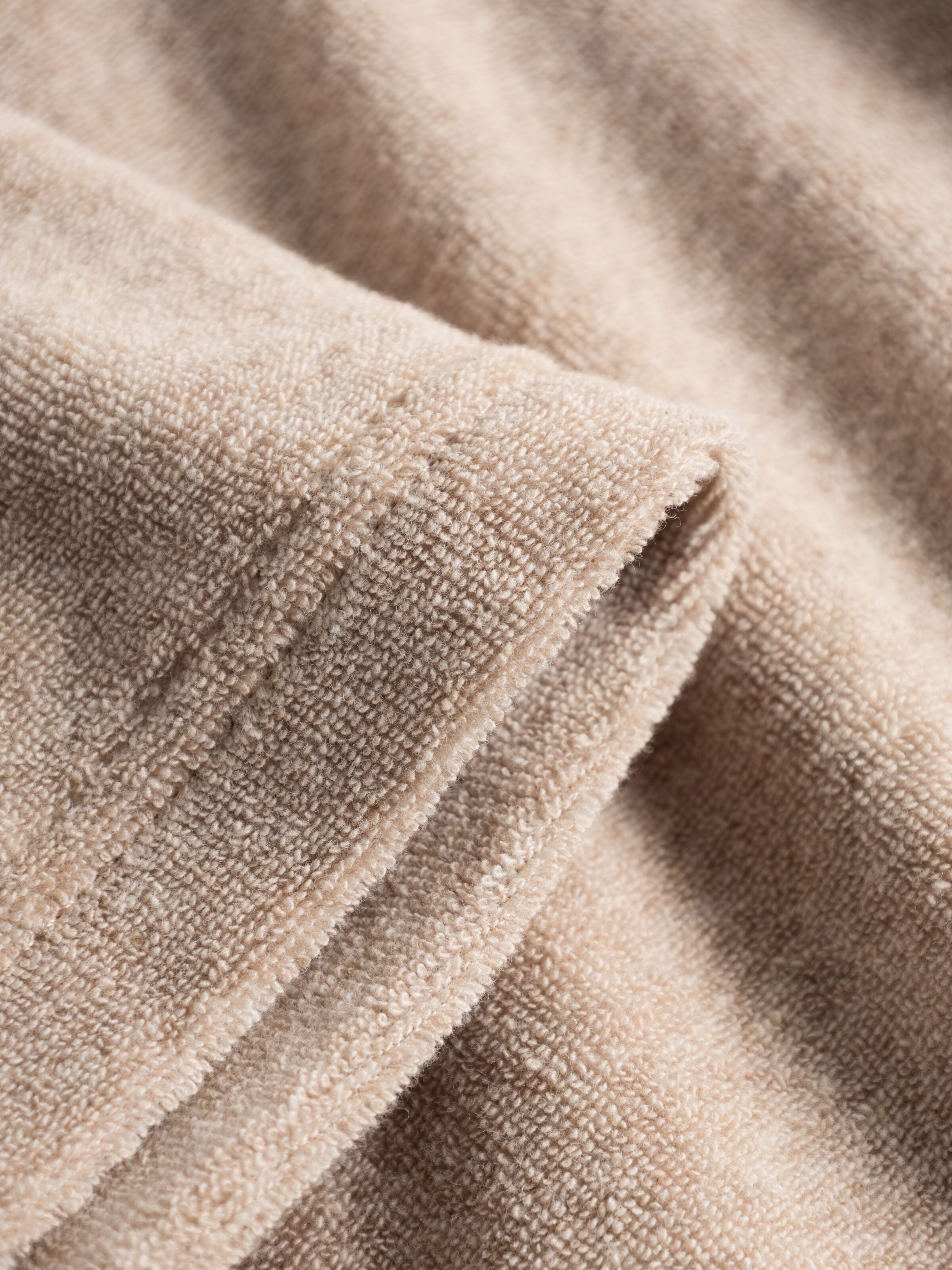 KnowledgeCotton Apparel - Terry polo - GOTS/Vegan - Safari