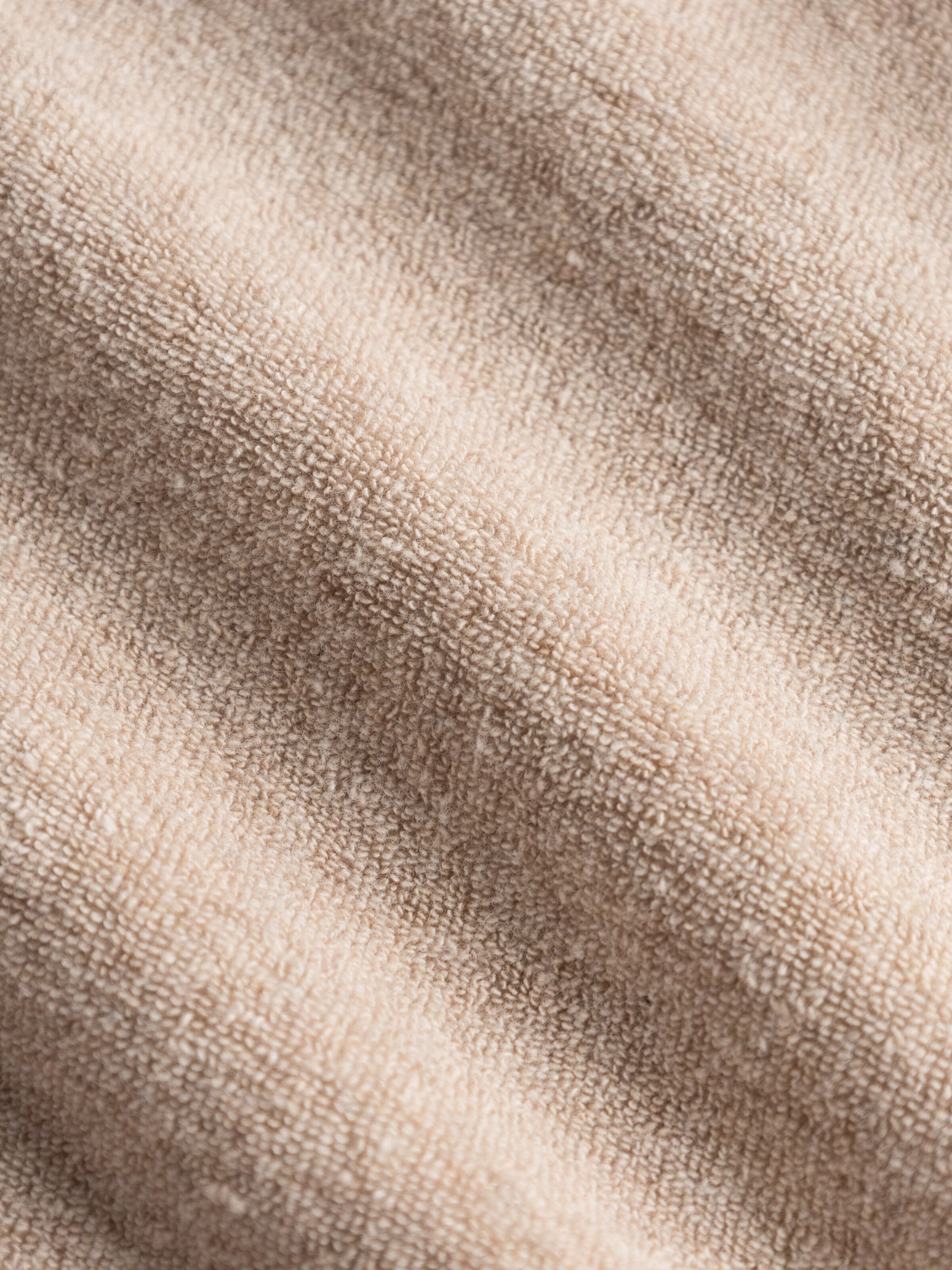 KnowledgeCotton Apparel - Terry polo - GOTS/Vegan - Safari