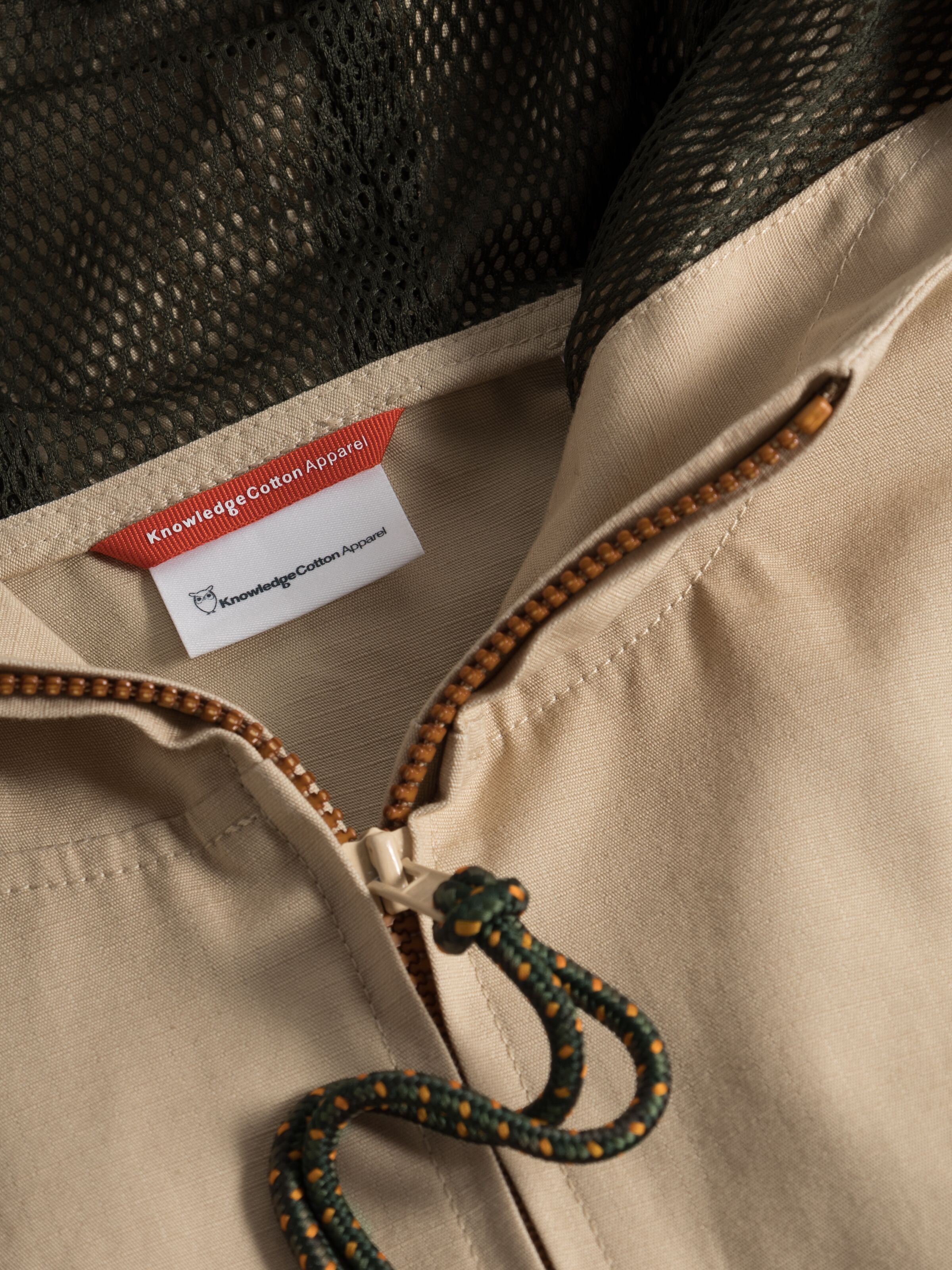 KnowledgeCotton Apparel - Rib stop anorak - GOTS/Vegan