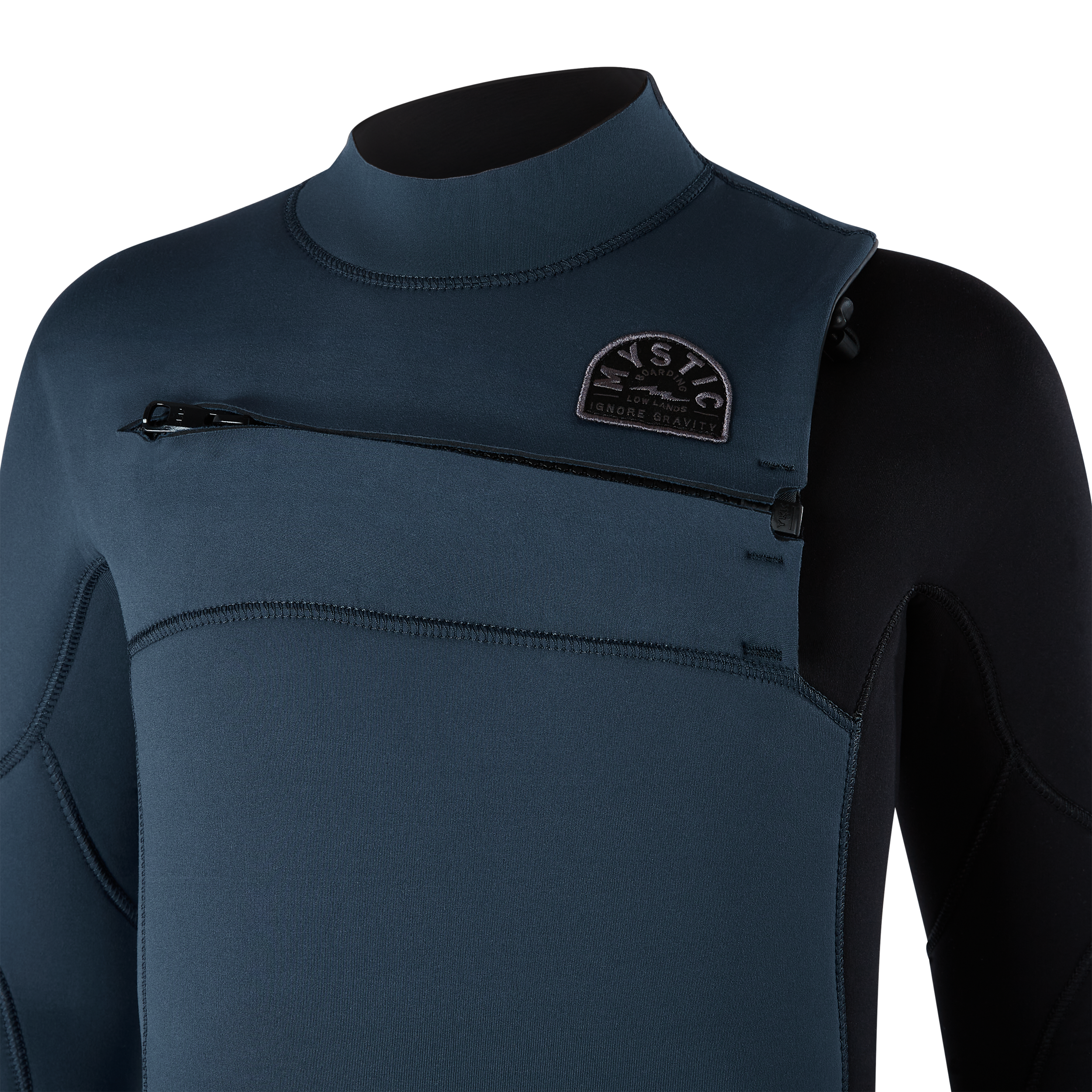 Mystic - Marshall Fullsuit 5/3mm Fzip Junior - Nattblå