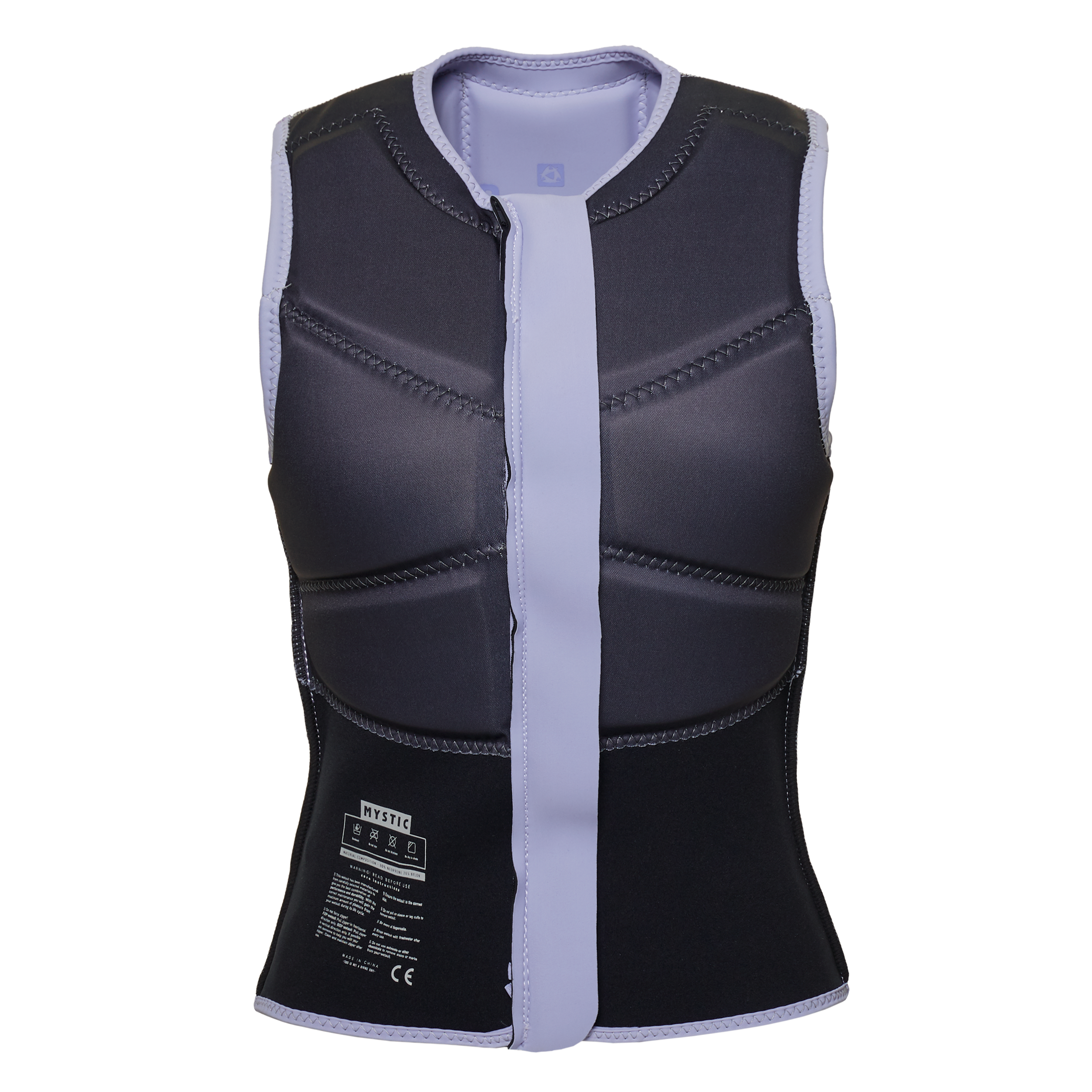 Mystic - Star Impact Vest Fzip Kite Dam - Pastell Lilac