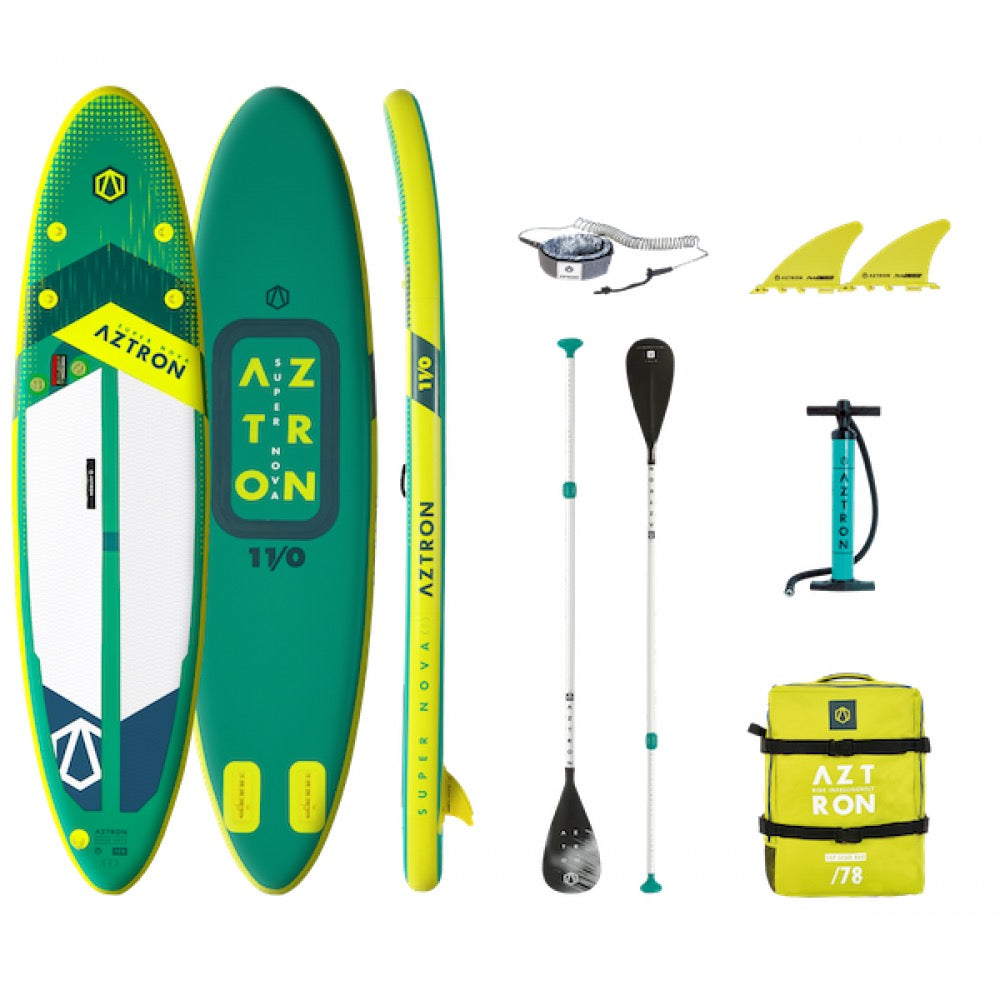 Aztron Super nova compact 11'0 dubbelkammare 2021 uppblåsbar allround sup (295 liter)