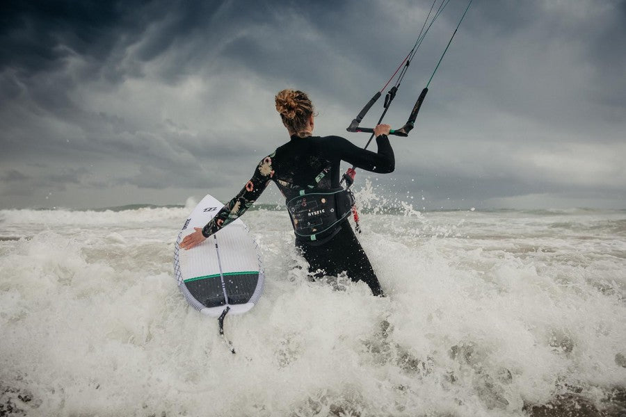 Mystic Jayde Fullsuit 5/4mm Dubbel Fzip Dam Mörkgrå Våtdräkt