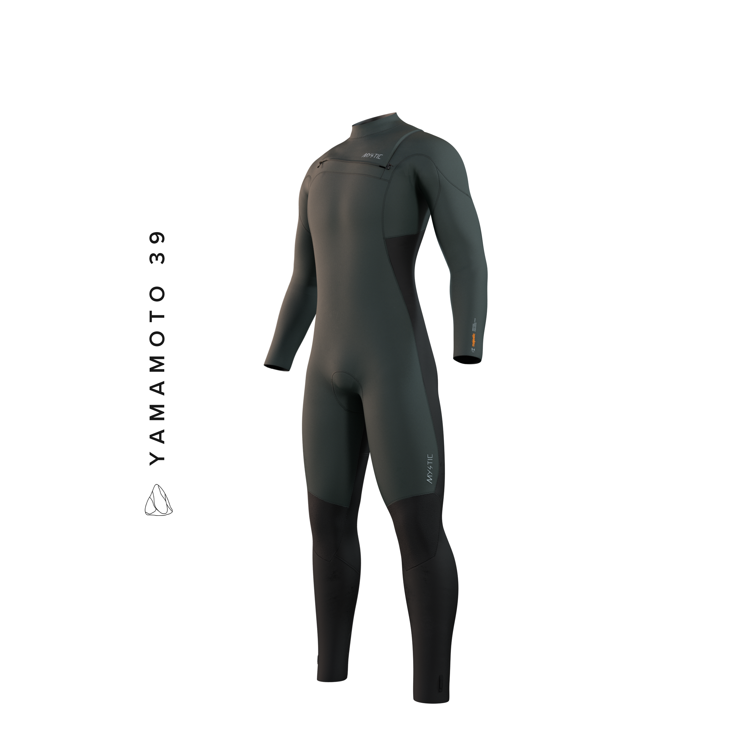 Mystic - Majestic Fullsuit 5/4mm Fzip - Cypress Green