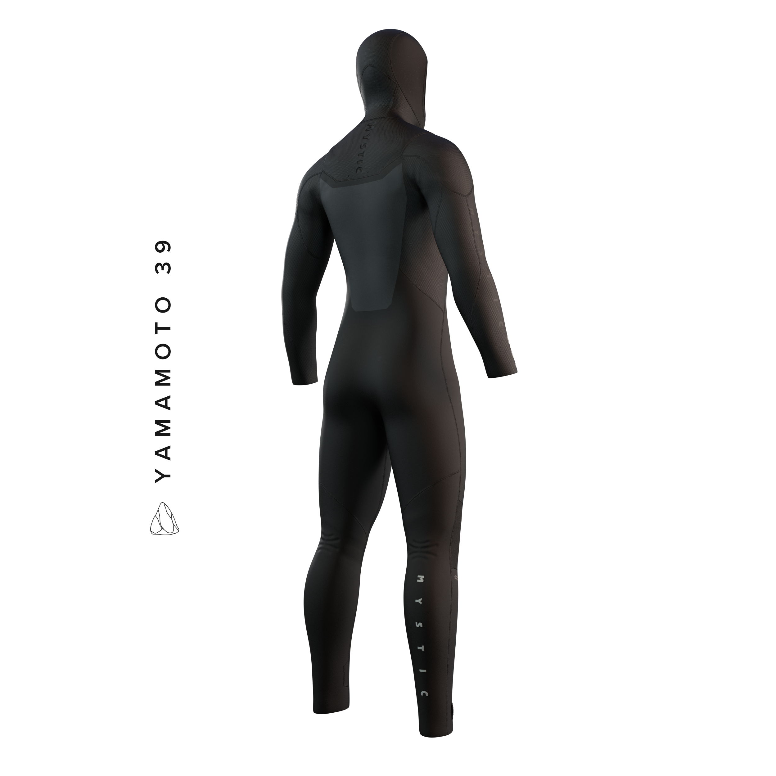 Mystic - Voltt Huvtröja Full dräkt 6/4/3mm Fzip - Svart