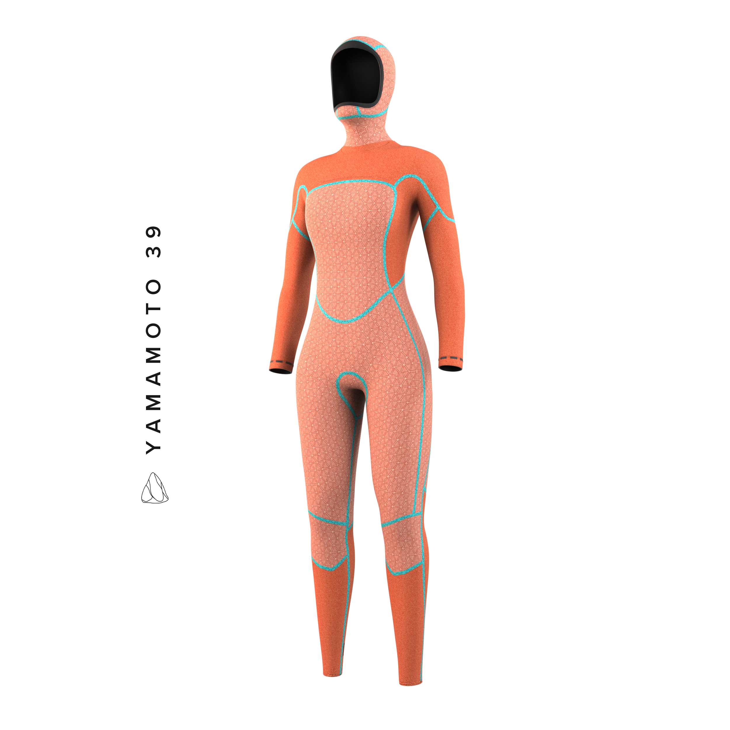 Mystic - Gem Hooded Fullsuit 6/4/3mm DFzip Dam - Svart